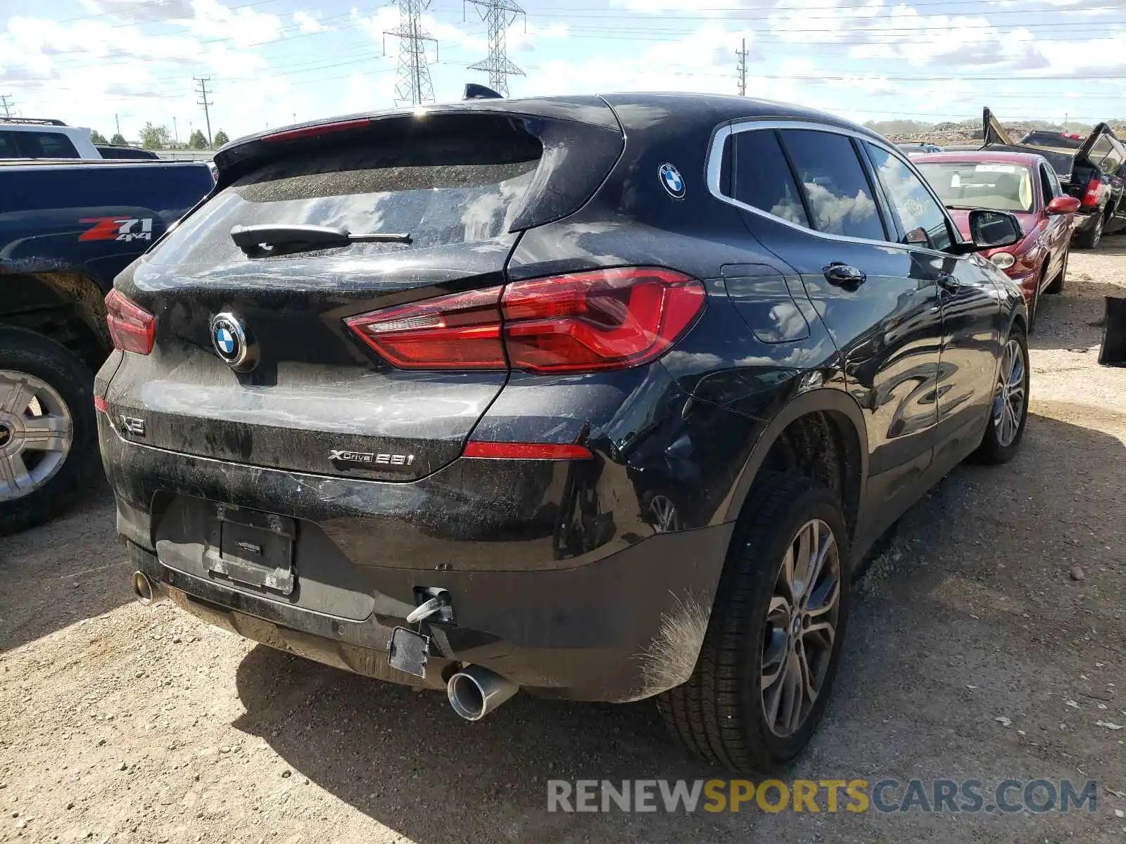 4 Photograph of a damaged car WBXYJ1C03L5P02101 BMW X2 2020