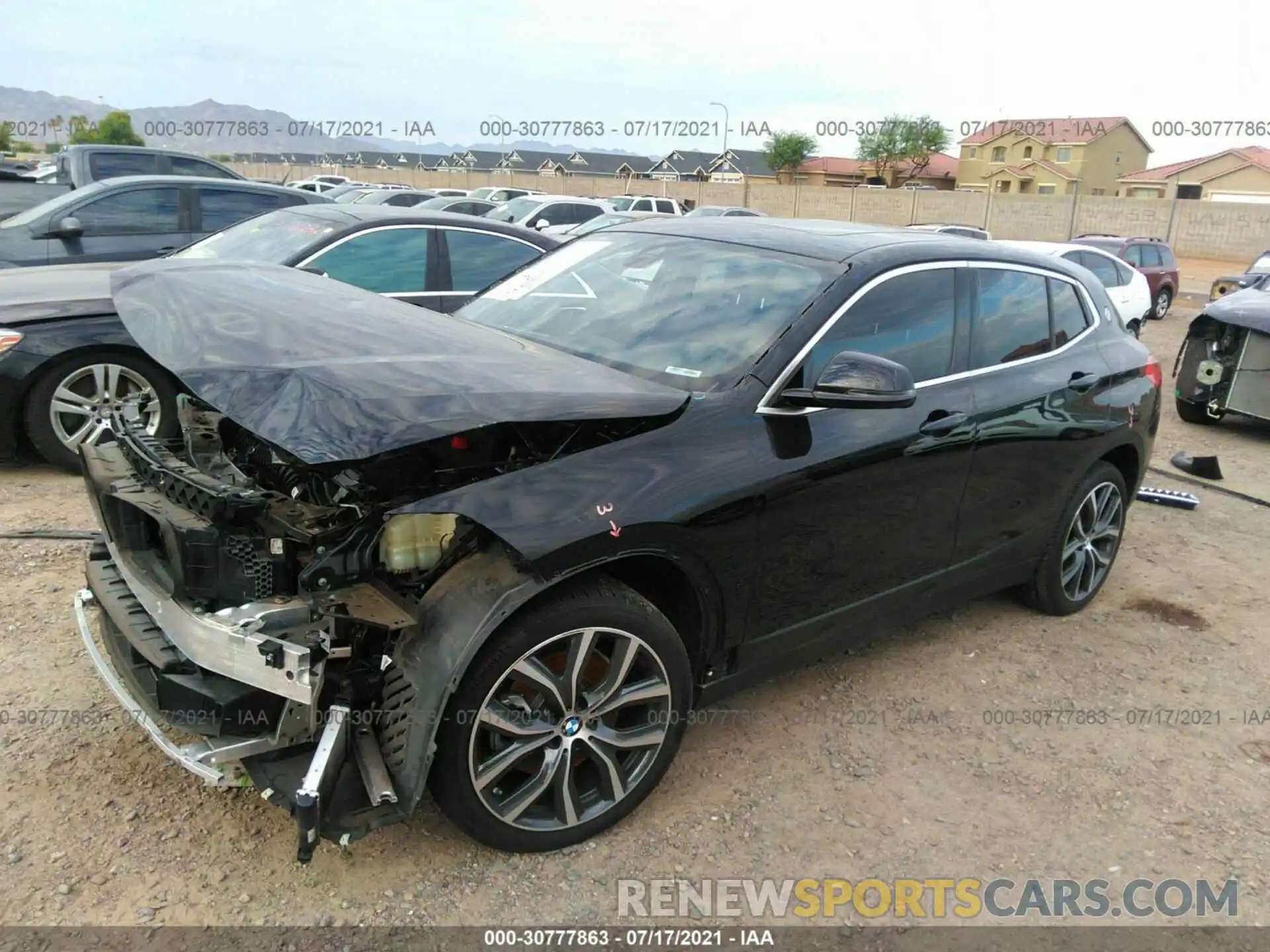 2 Photograph of a damaged car WBXYJ1C03L5P85867 BMW X2 2020