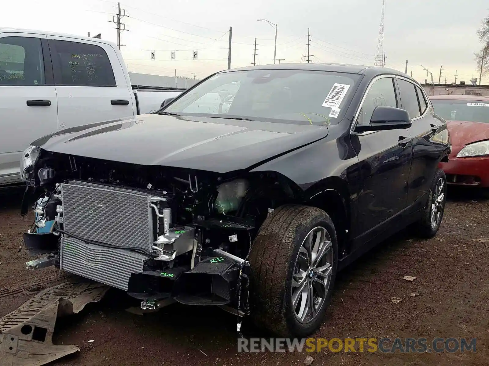 2 Фотография поврежденного автомобиля WBXYJ1C04L5P17979 BMW X2 2020