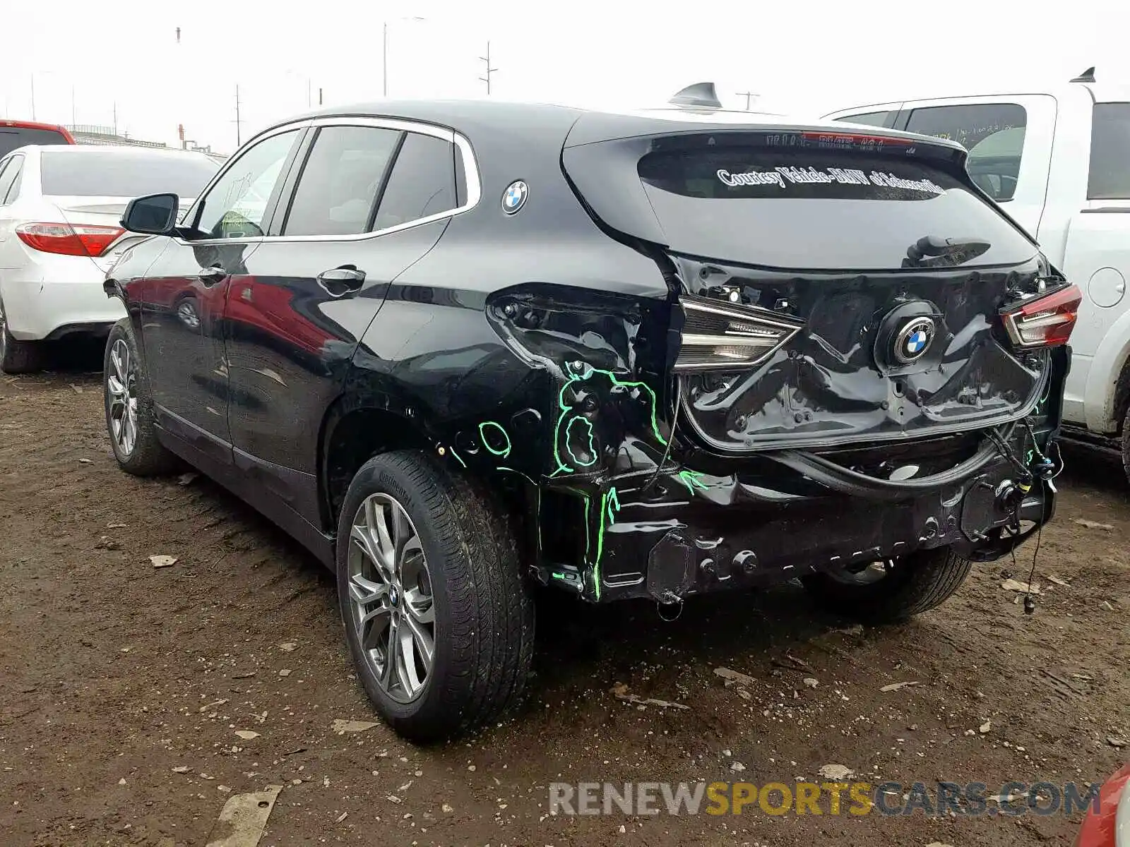 3 Фотография поврежденного автомобиля WBXYJ1C04L5P17979 BMW X2 2020