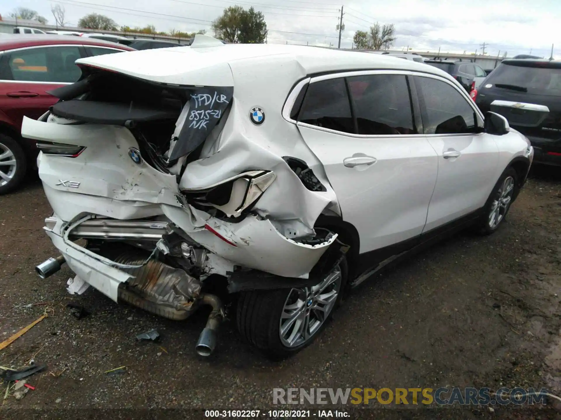 4 Photograph of a damaged car WBXYJ1C04L5P18954 BMW X2 2020