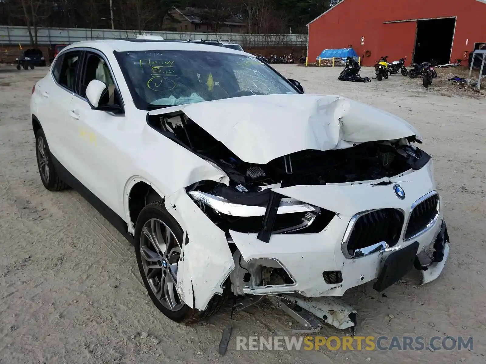 1 Photograph of a damaged car WBXYJ1C04L5P32644 BMW X2 2020