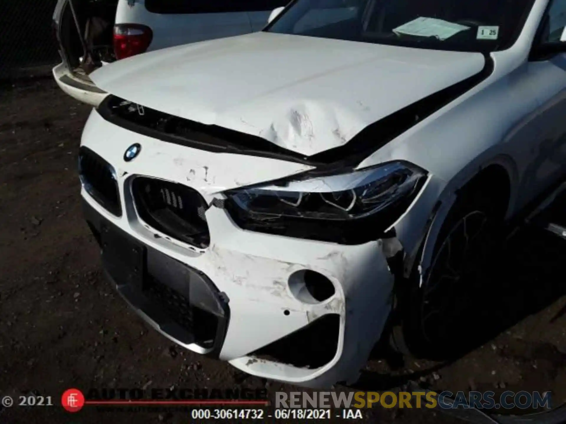 1 Photograph of a damaged car WBXYJ1C04L5P65188 BMW X2 2020