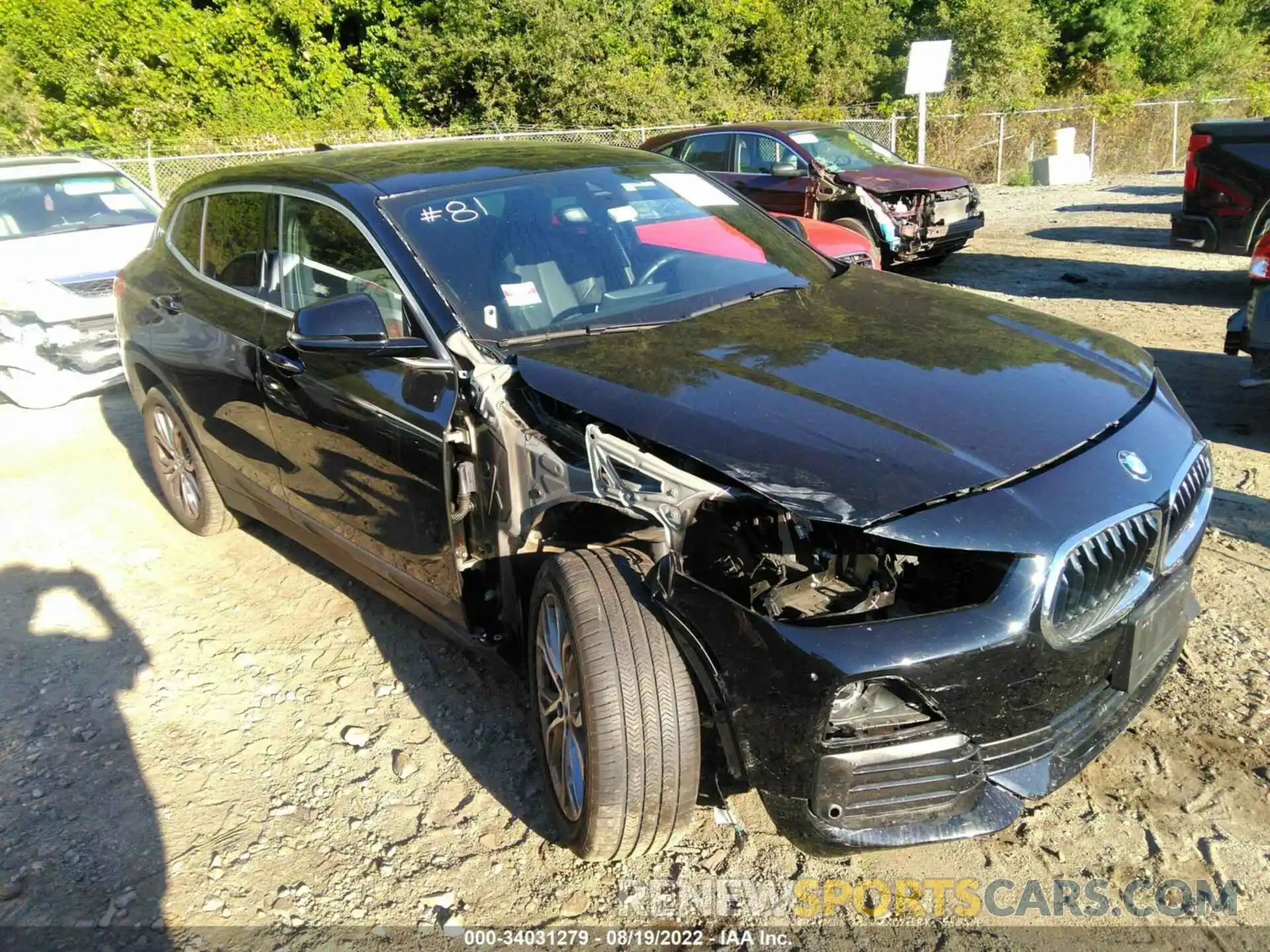 1 Photograph of a damaged car WBXYJ1C05L5R41794 BMW X2 2020