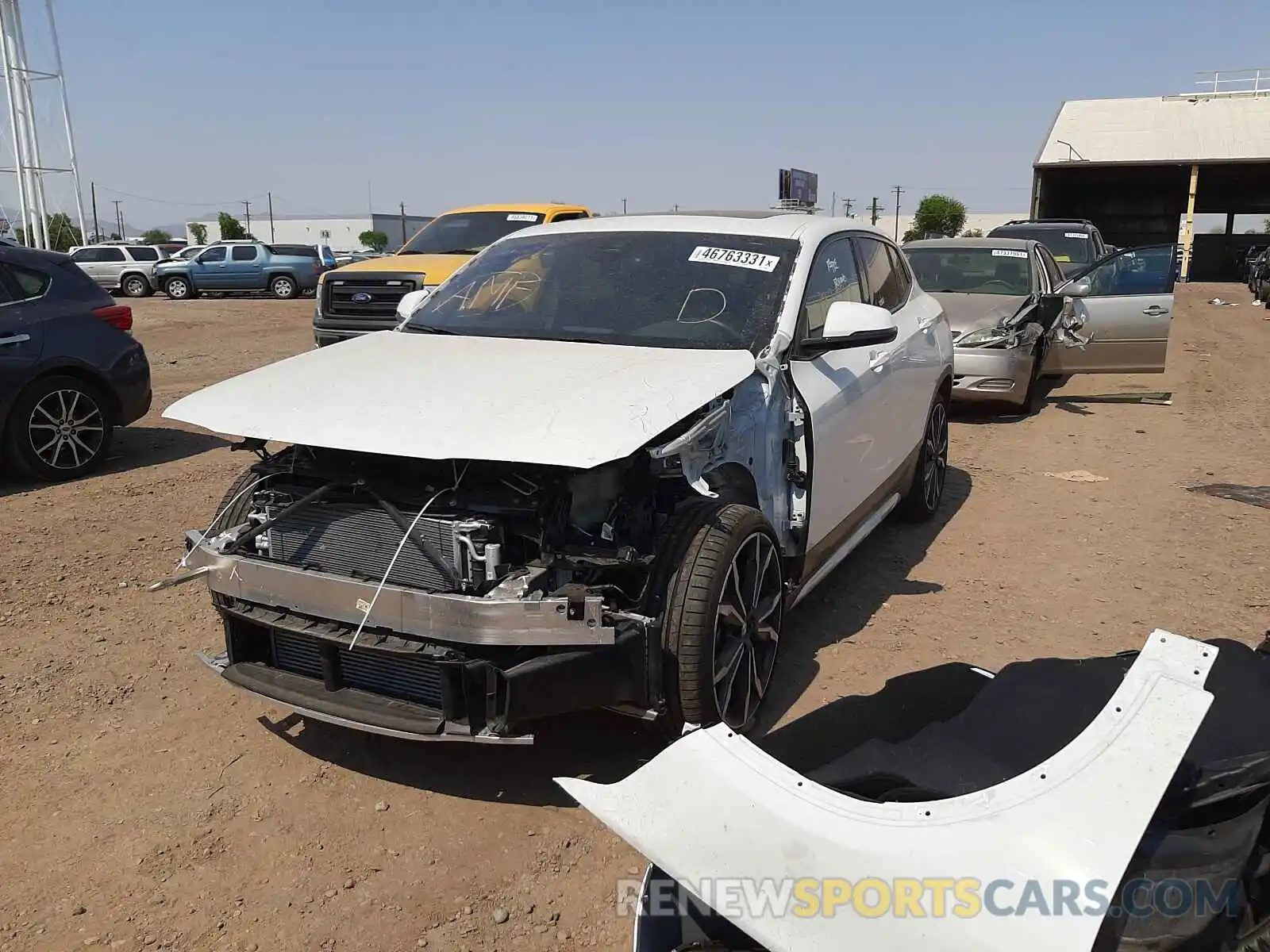 2 Photograph of a damaged car WBXYJ1C06L5N99868 BMW X2 2020