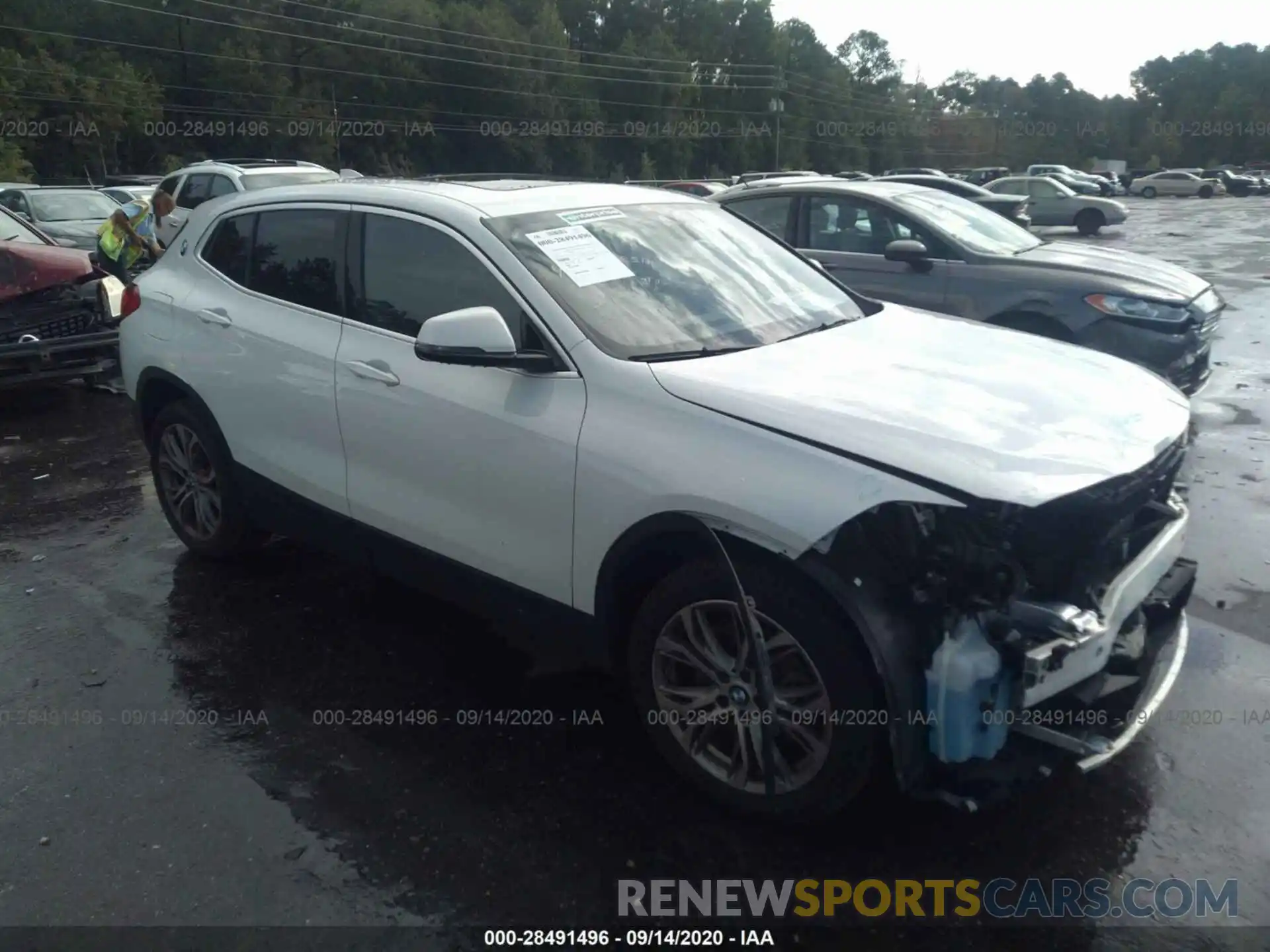 1 Photograph of a damaged car WBXYJ1C06L5P34671 BMW X2 2020