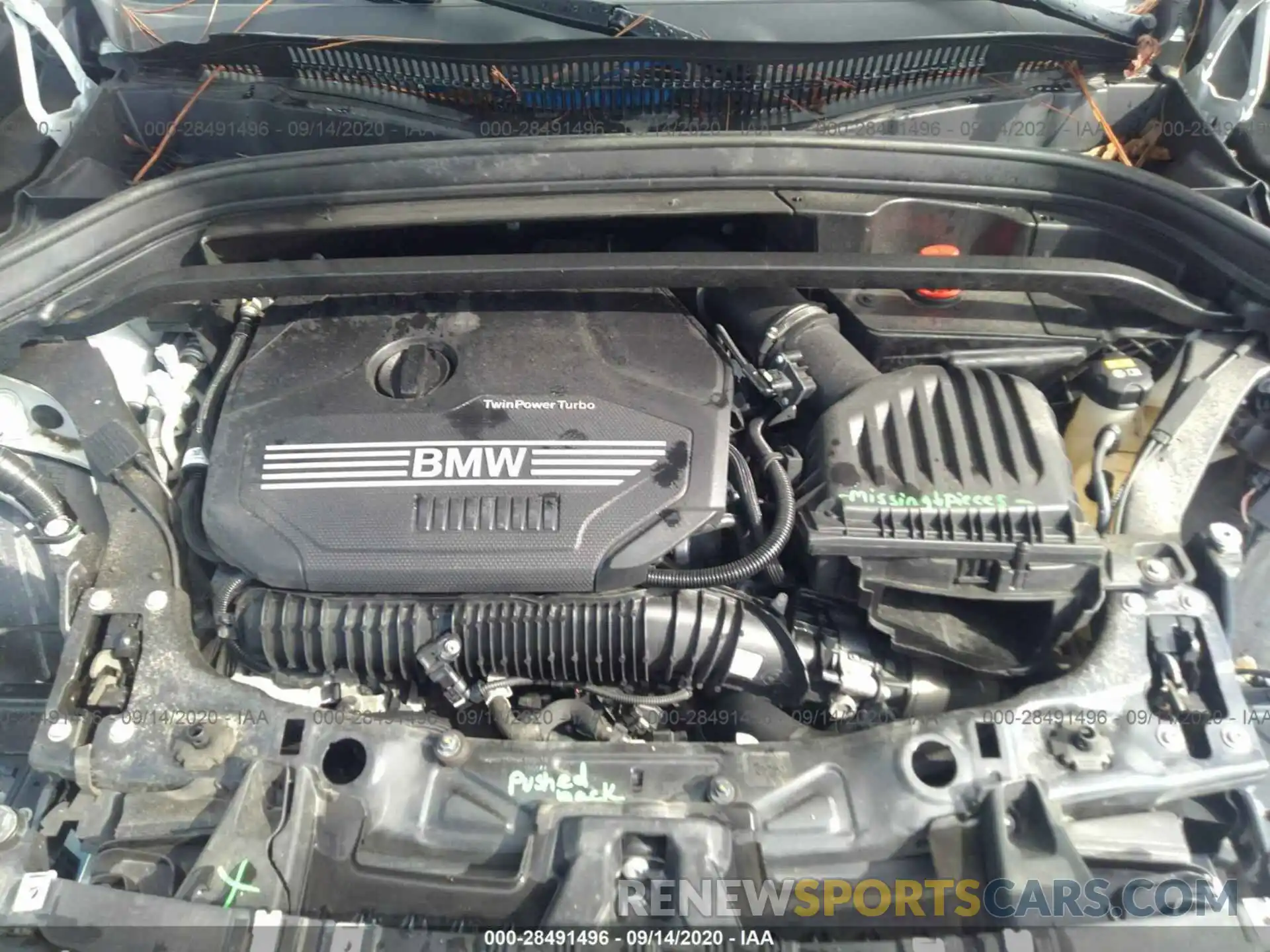 10 Фотография поврежденного автомобиля WBXYJ1C06L5P34671 BMW X2 2020