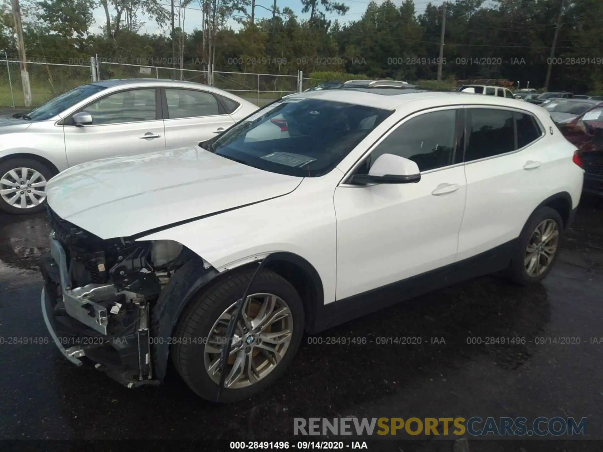 2 Фотография поврежденного автомобиля WBXYJ1C06L5P34671 BMW X2 2020