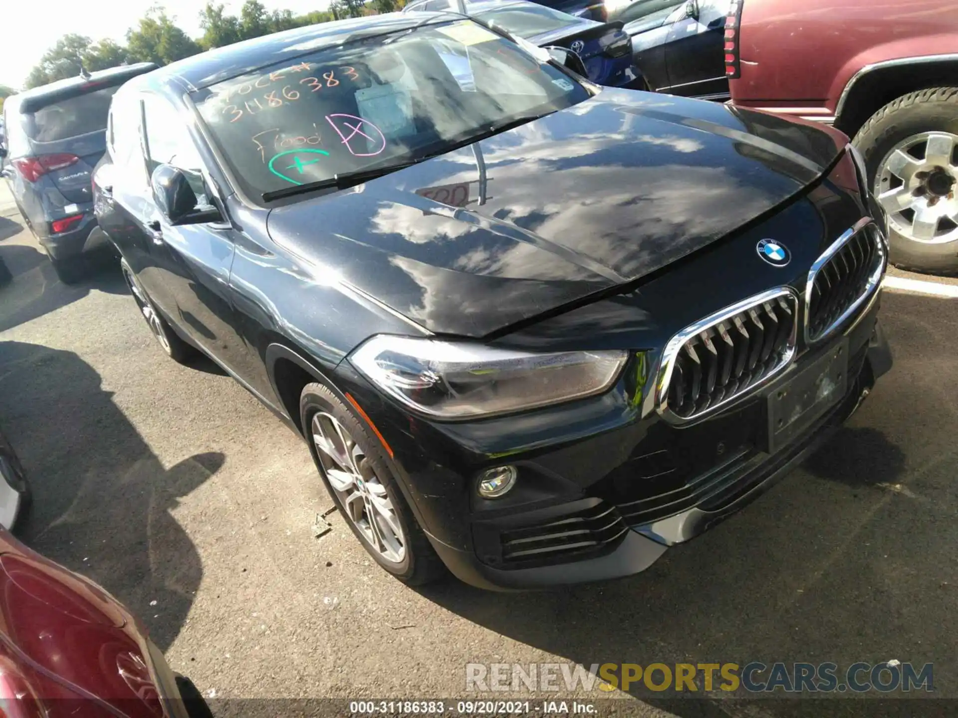 1 Фотография поврежденного автомобиля WBXYJ1C06L5P72255 BMW X2 2020