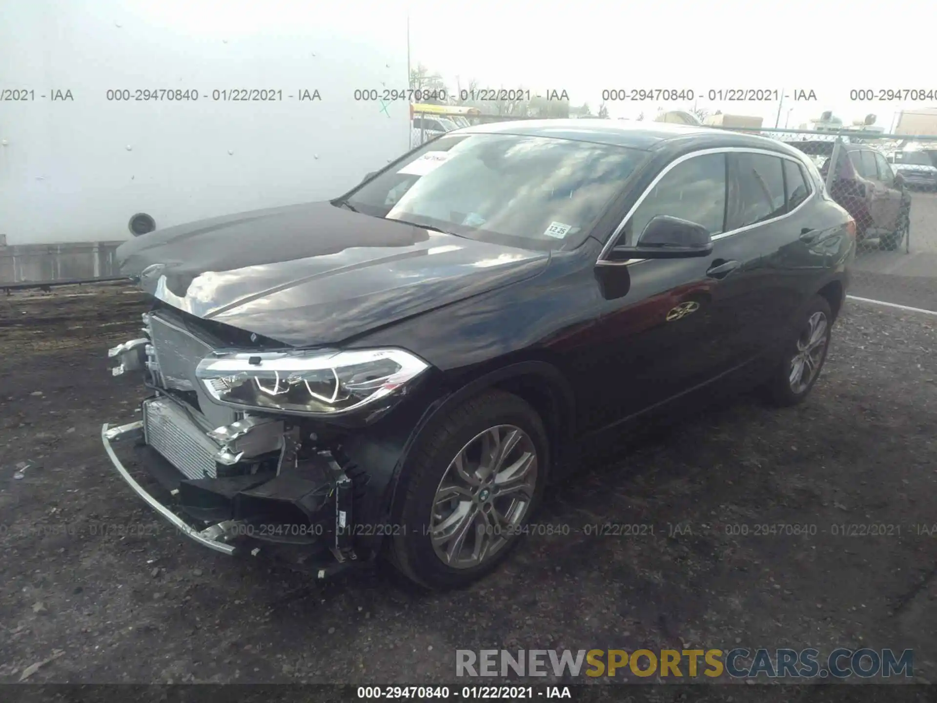 2 Фотография поврежденного автомобиля WBXYJ1C06L5R50732 BMW X2 2020