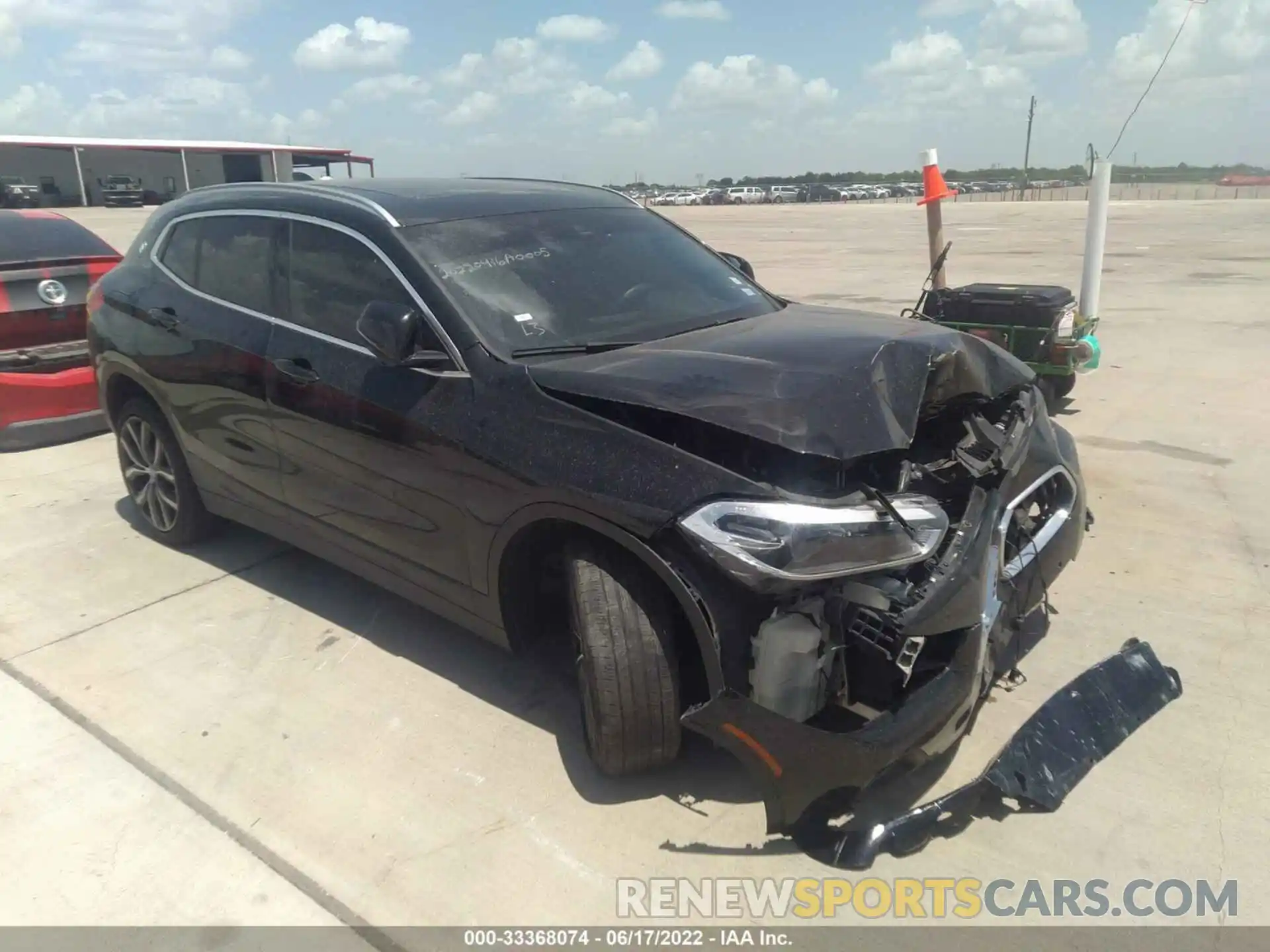 1 Photograph of a damaged car WBXYJ1C07L5R24852 BMW X2 2020