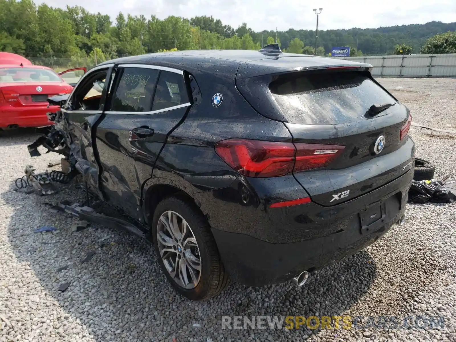 3 Photograph of a damaged car WBXYJ1C07L5R58502 BMW X2 2020