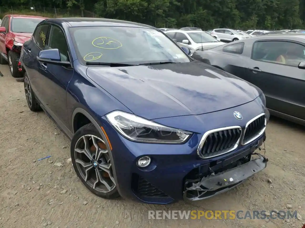 1 Photograph of a damaged car WBXYJ1C08L5P04197 BMW X2 2020