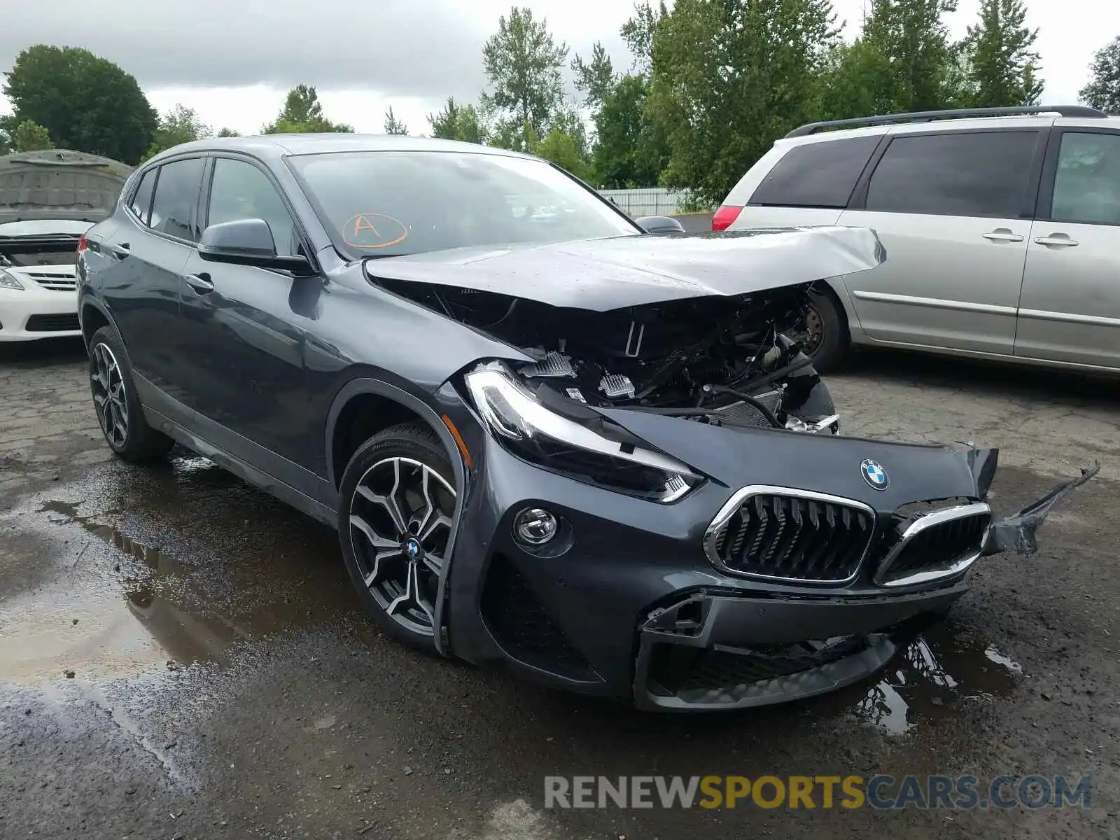 1 Фотография поврежденного автомобиля WBXYJ1C08L5P13031 BMW X2 2020