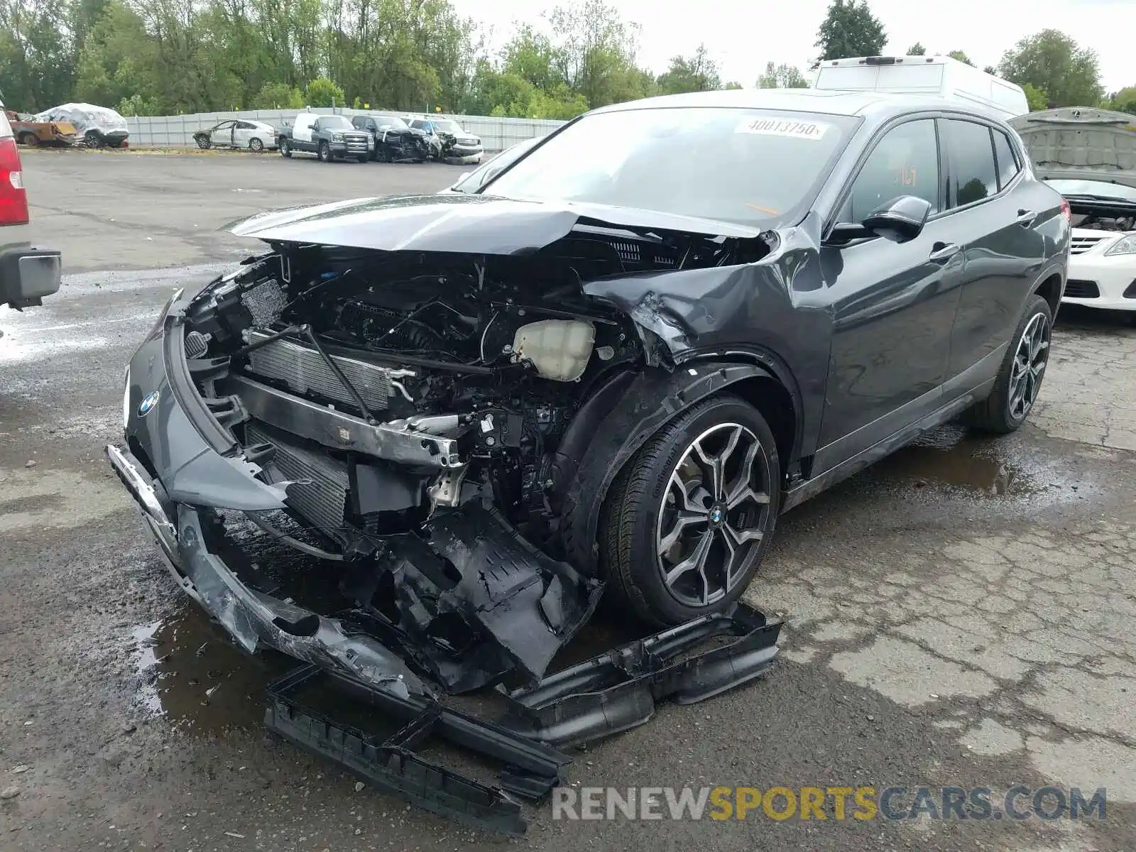 2 Фотография поврежденного автомобиля WBXYJ1C08L5P13031 BMW X2 2020