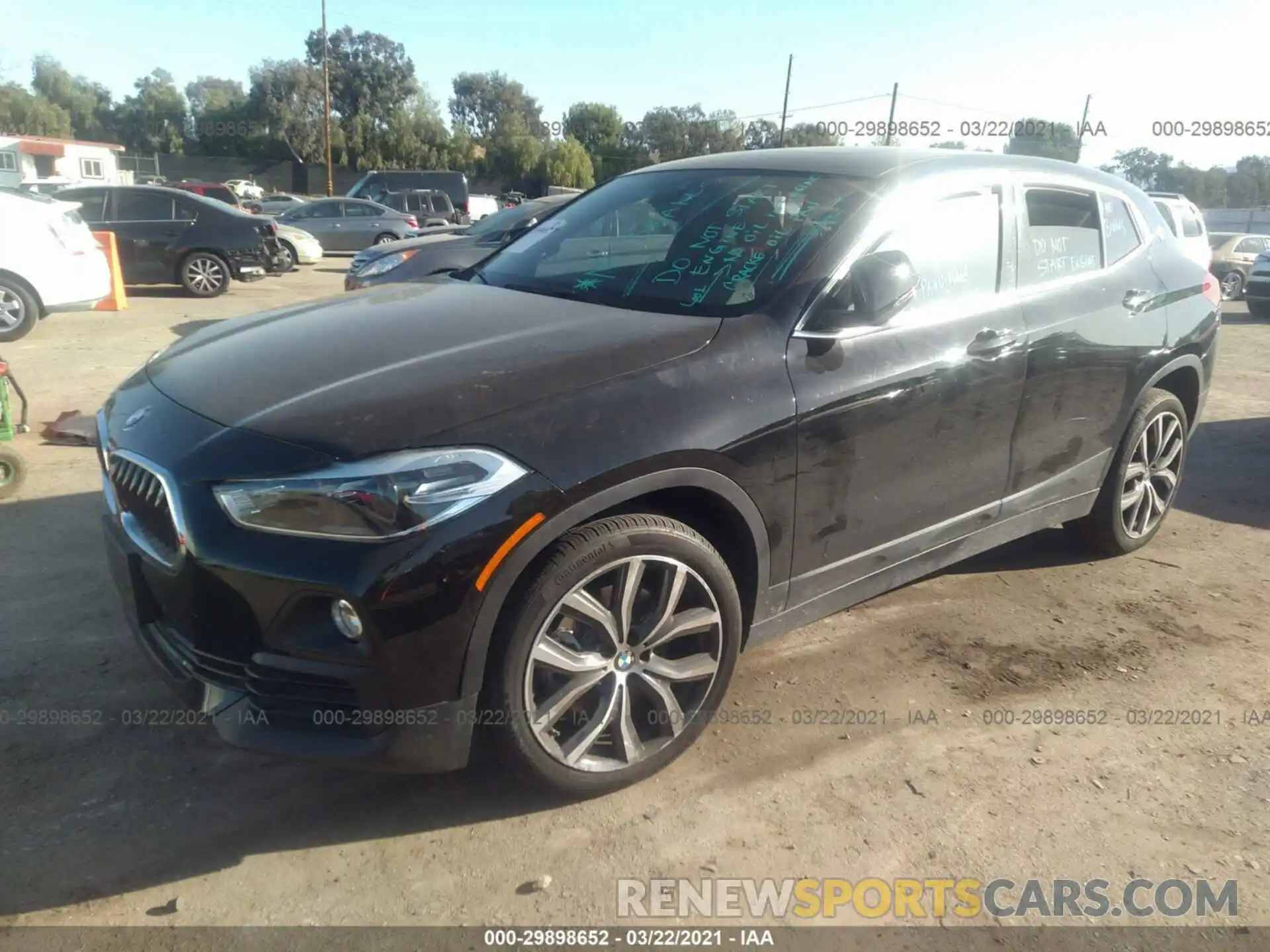 2 Photograph of a damaged car WBXYJ1C08L5P41864 BMW X2 2020