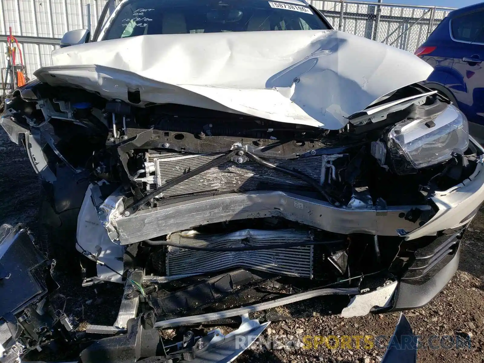 7 Photograph of a damaged car WBXYJ1C09L5P42814 BMW X2 2020