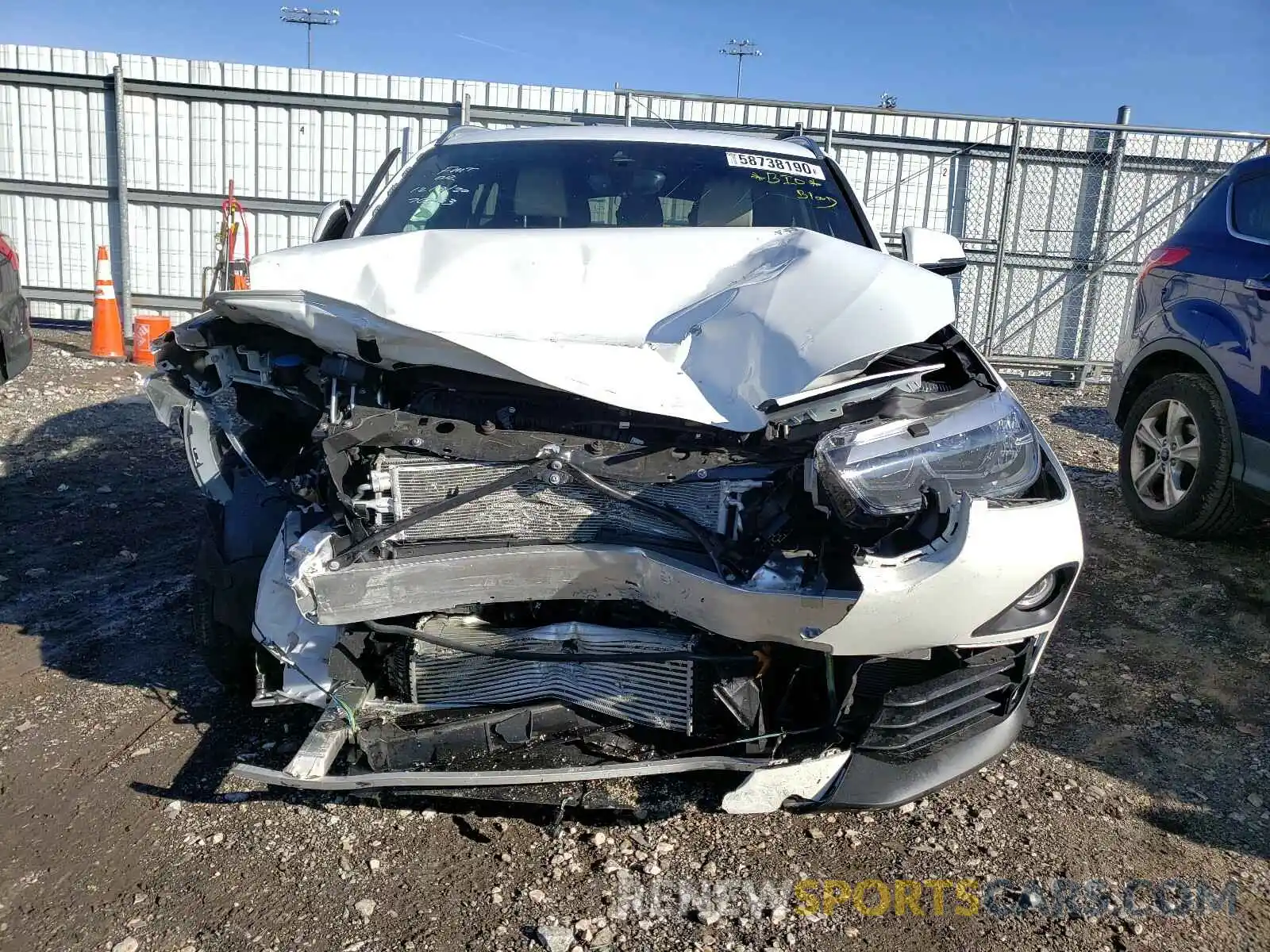 9 Photograph of a damaged car WBXYJ1C09L5P42814 BMW X2 2020