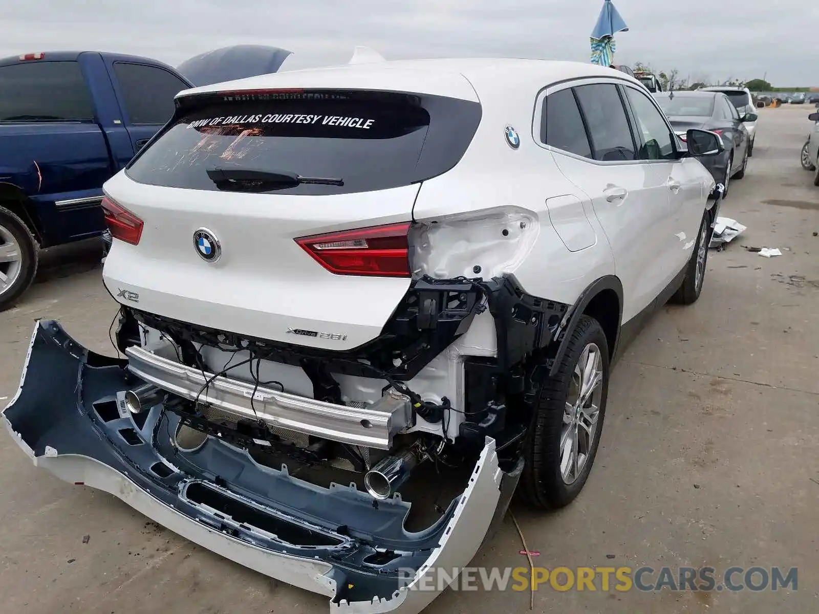 4 Photograph of a damaged car WBXYJ1C09L5P49830 BMW X2 2020