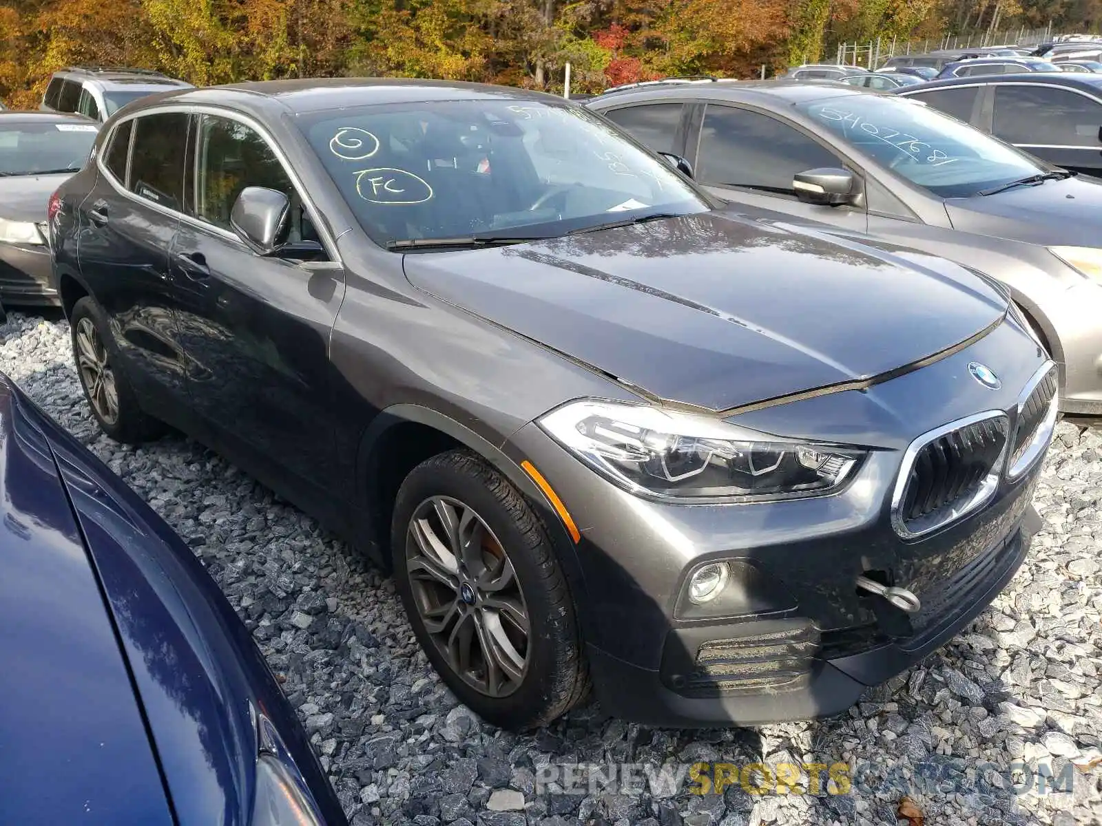 1 Photograph of a damaged car WBXYJ1C09L5P59323 BMW X2 2020