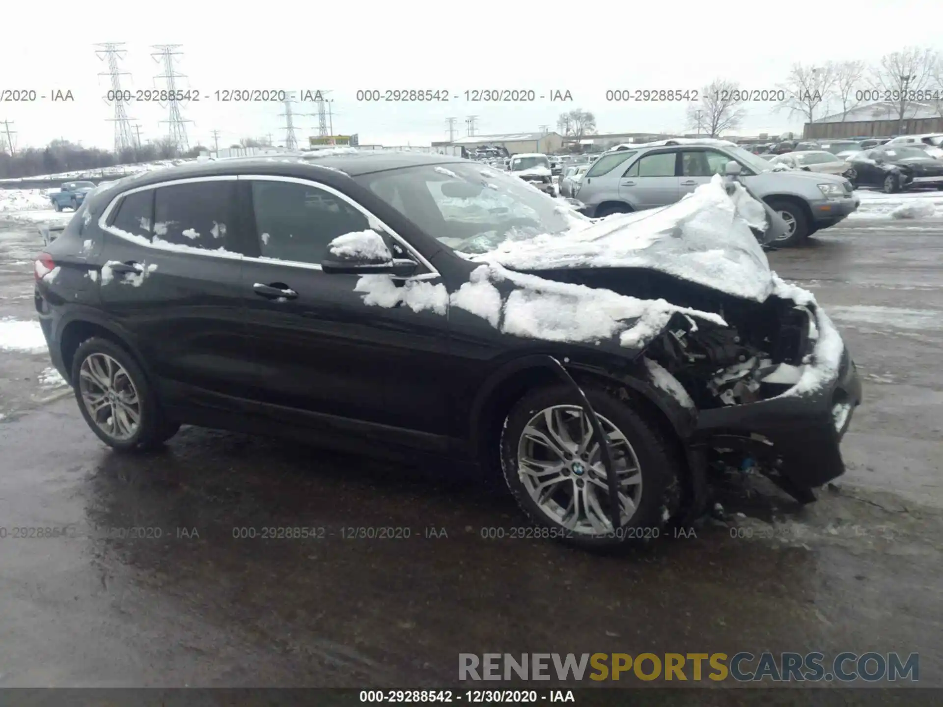 1 Photograph of a damaged car WBXYJ1C0XL5P33894 BMW X2 2020