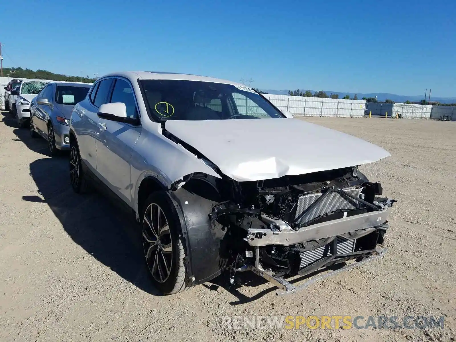 1 Photograph of a damaged car WBXYJ1C0XL5P35029 BMW X2 2020