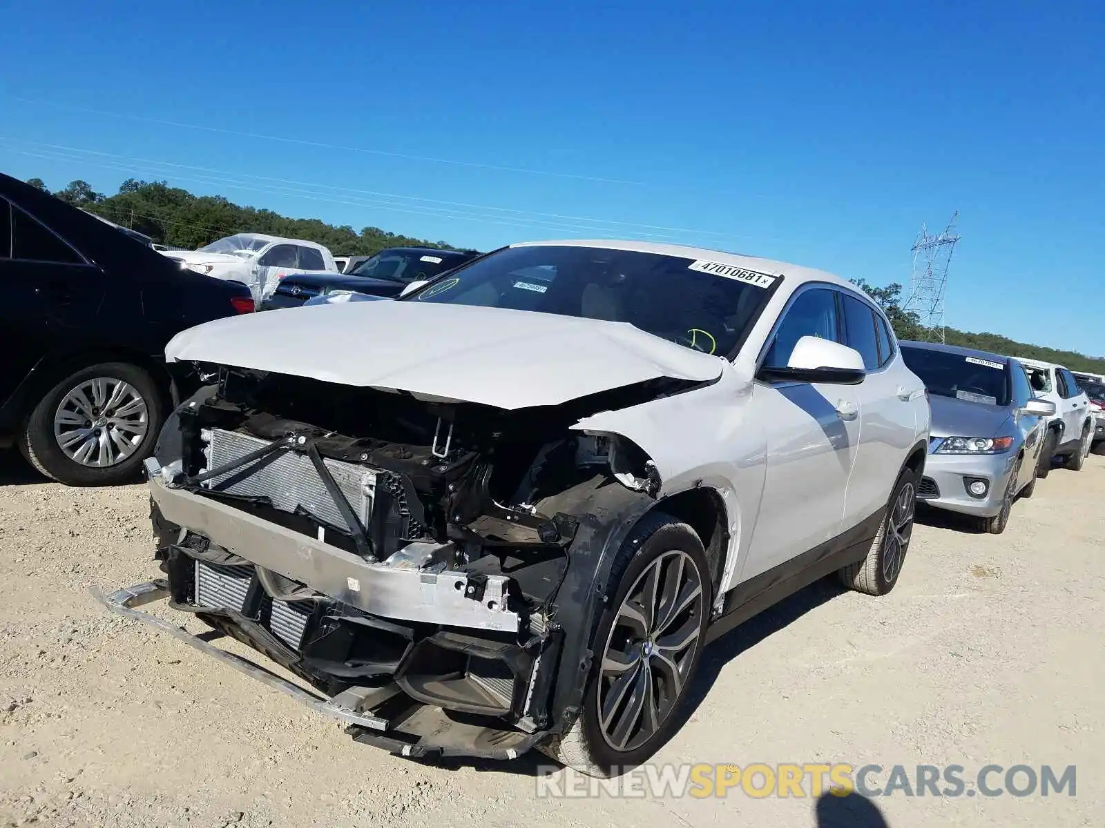 2 Photograph of a damaged car WBXYJ1C0XL5P35029 BMW X2 2020