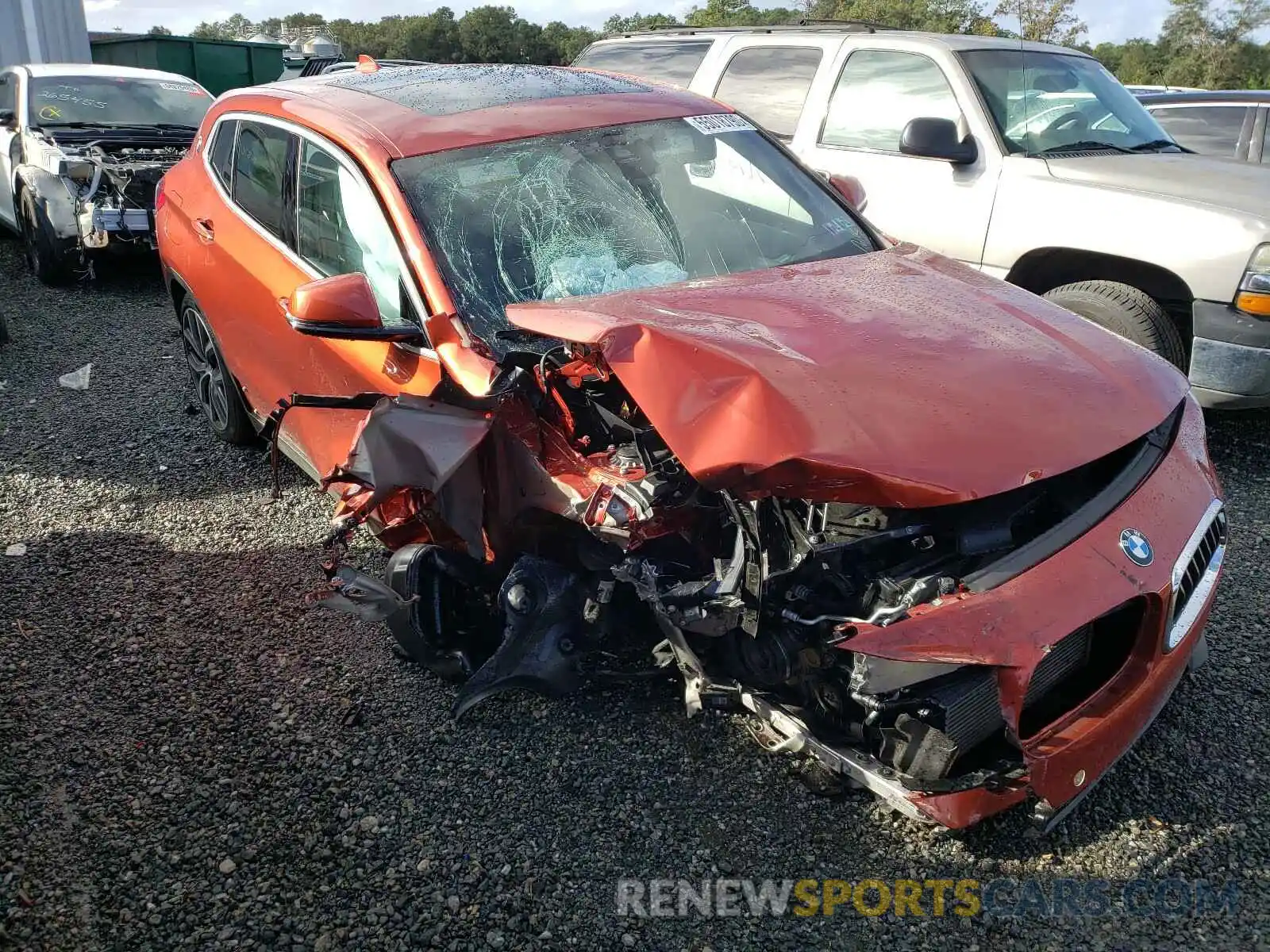 1 Фотография поврежденного автомобиля WBXYJ1C0XL5P56138 BMW X2 2020