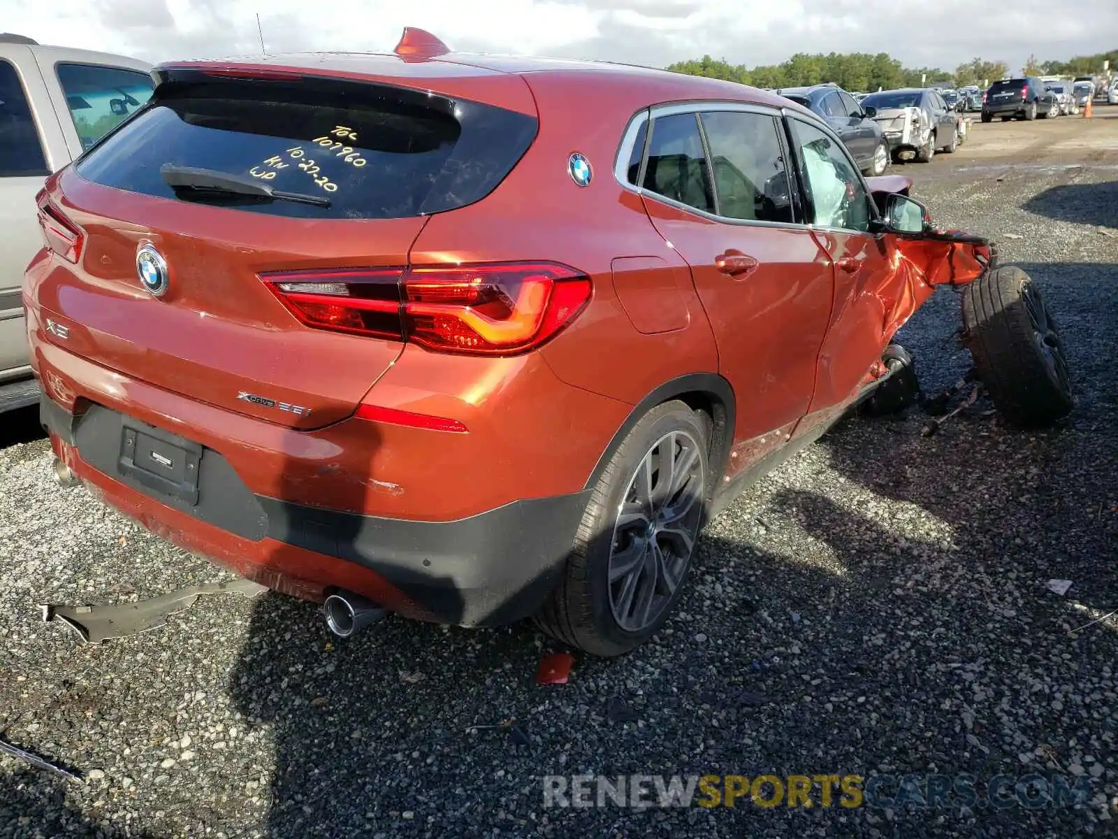 4 Фотография поврежденного автомобиля WBXYJ1C0XL5P56138 BMW X2 2020