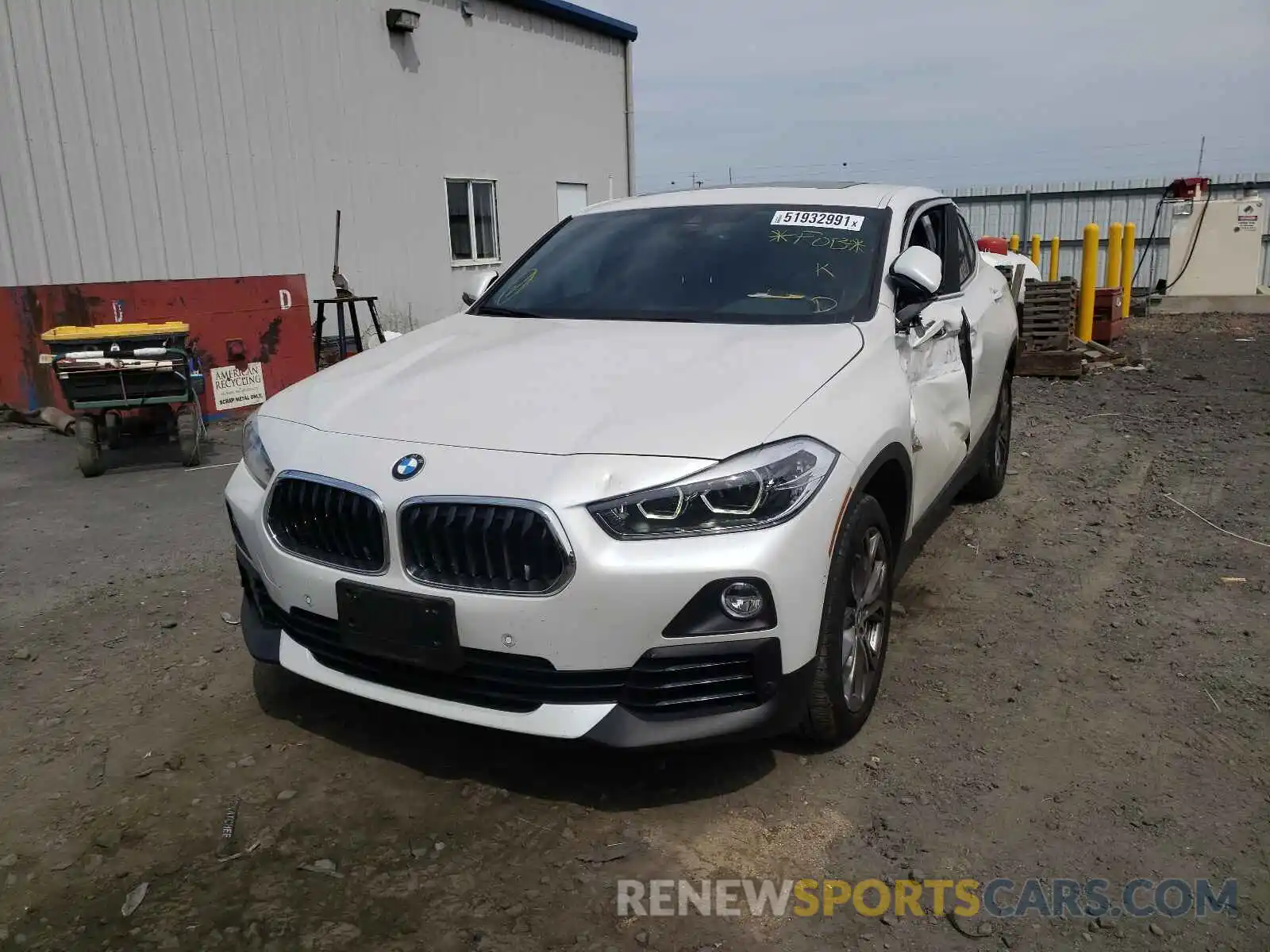 2 Photograph of a damaged car WBXYJ1C0XL5R10413 BMW X2 2020