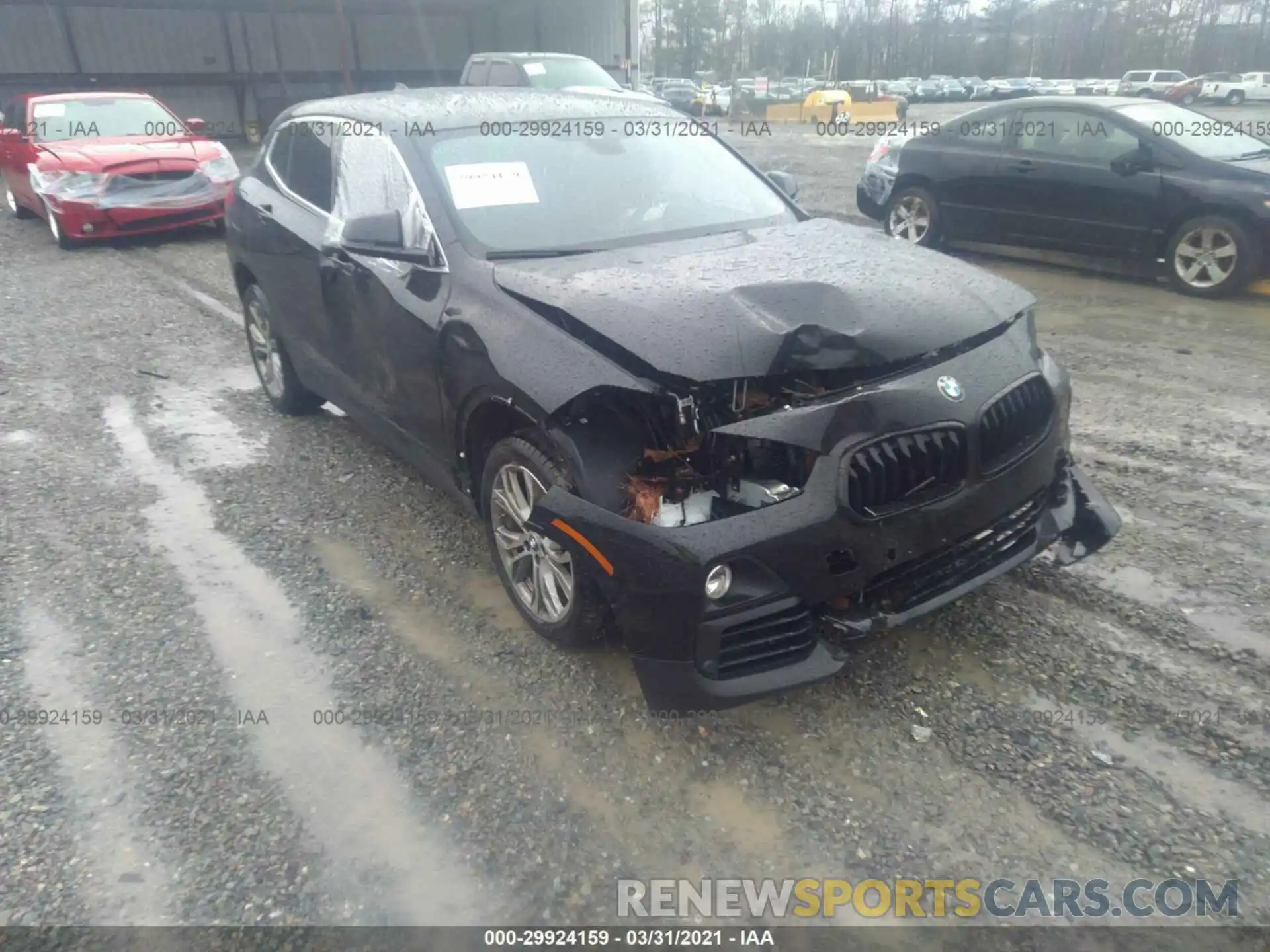 1 Photograph of a damaged car WBXYJ1C0XL5R32606 BMW X2 2020
