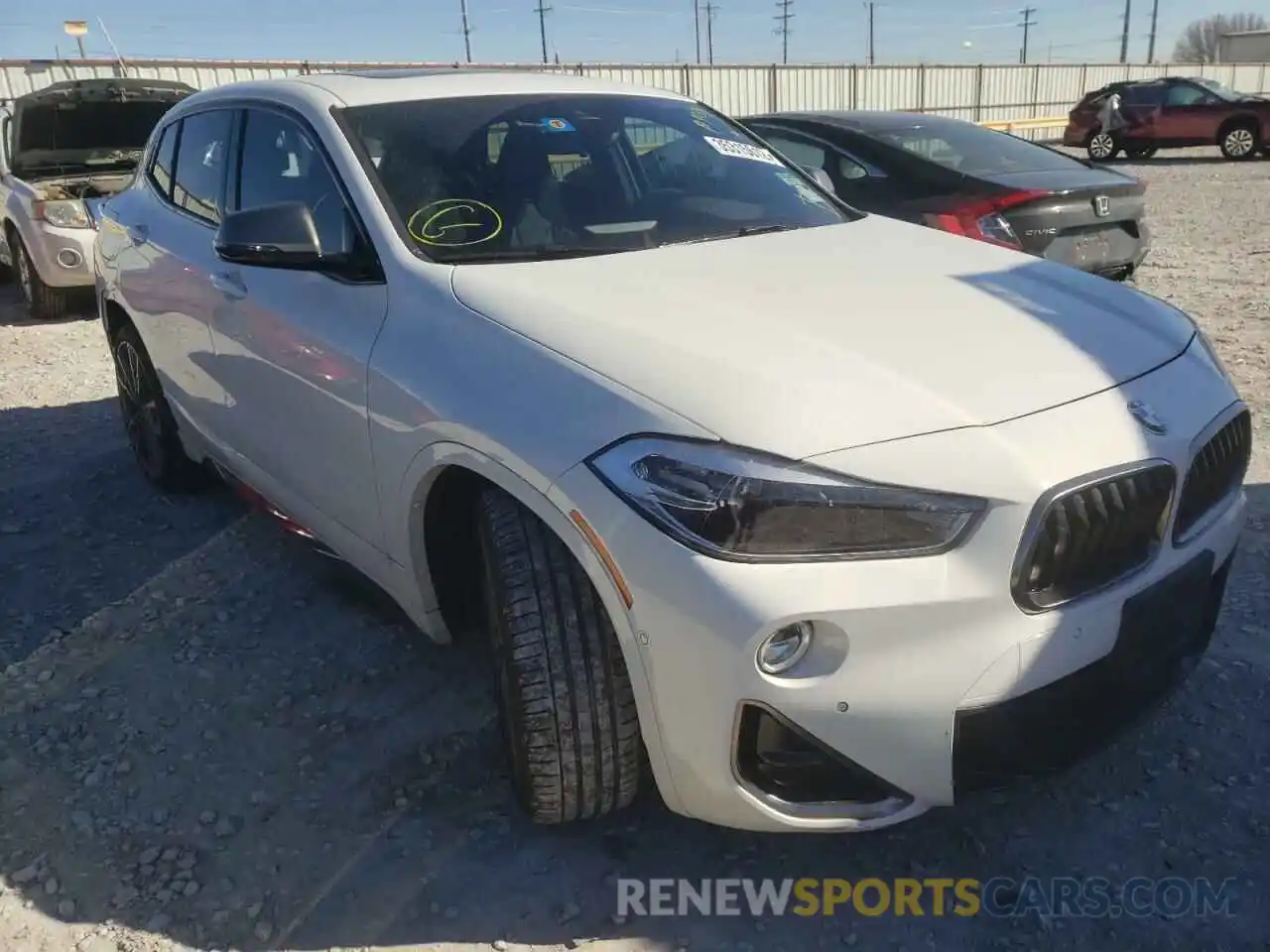 1 Photograph of a damaged car WBXYN1C00L5P34508 BMW X2 2020