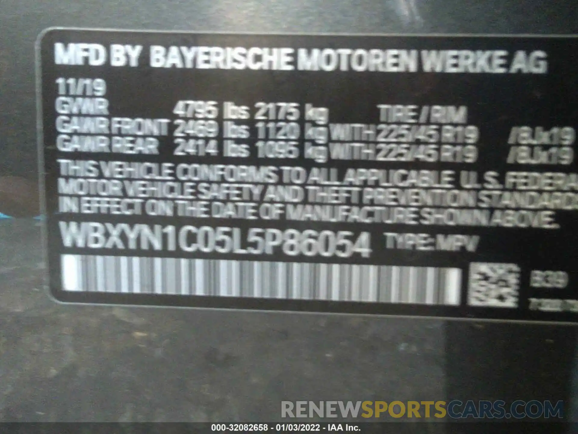 9 Фотография поврежденного автомобиля WBXYN1C05L5P86054 BMW X2 2020