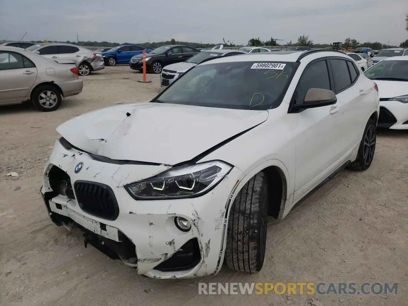 2 Photograph of a damaged car WBXYN1C09L5R11492 BMW X2 2020