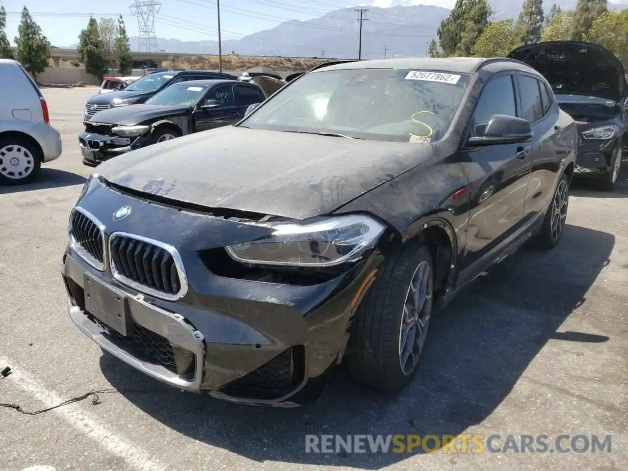 2 Photograph of a damaged car WBXYH9C03M5S21342 BMW X2 2021