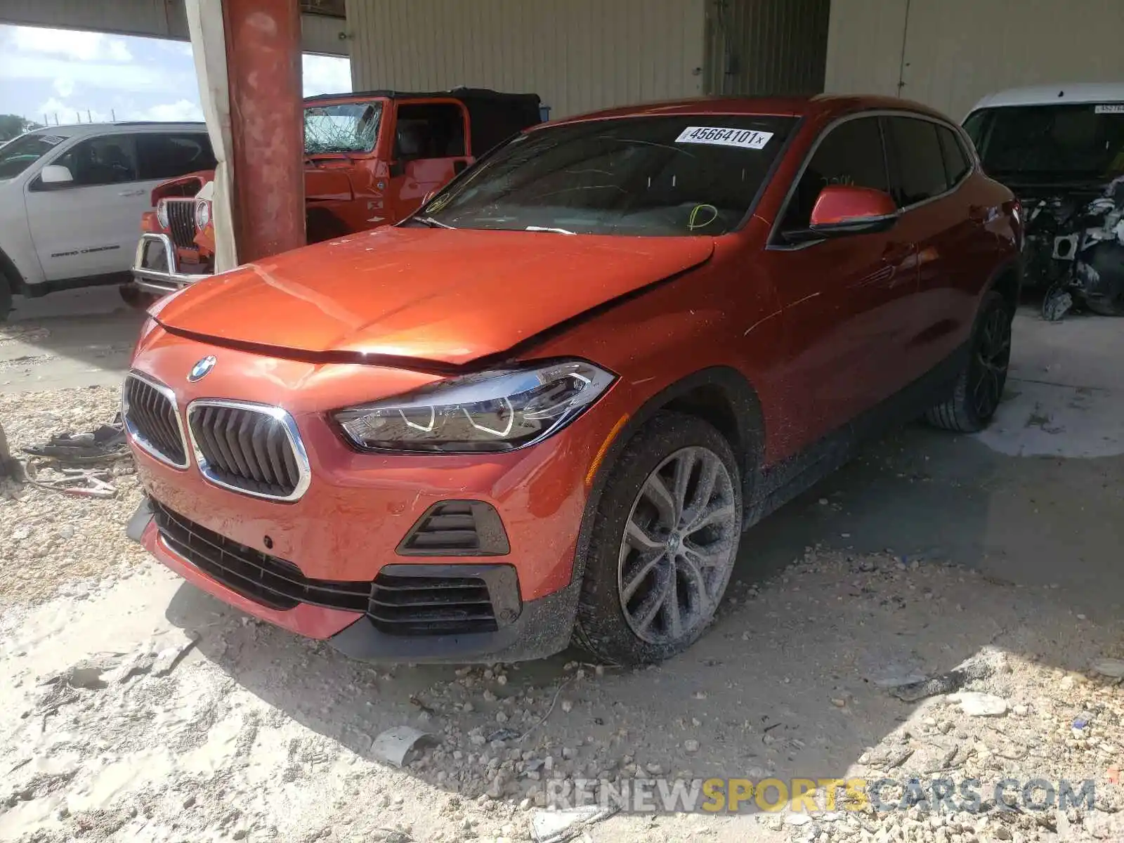 2 Photograph of a damaged car WBXYH9C03M5S76566 BMW X2 2021