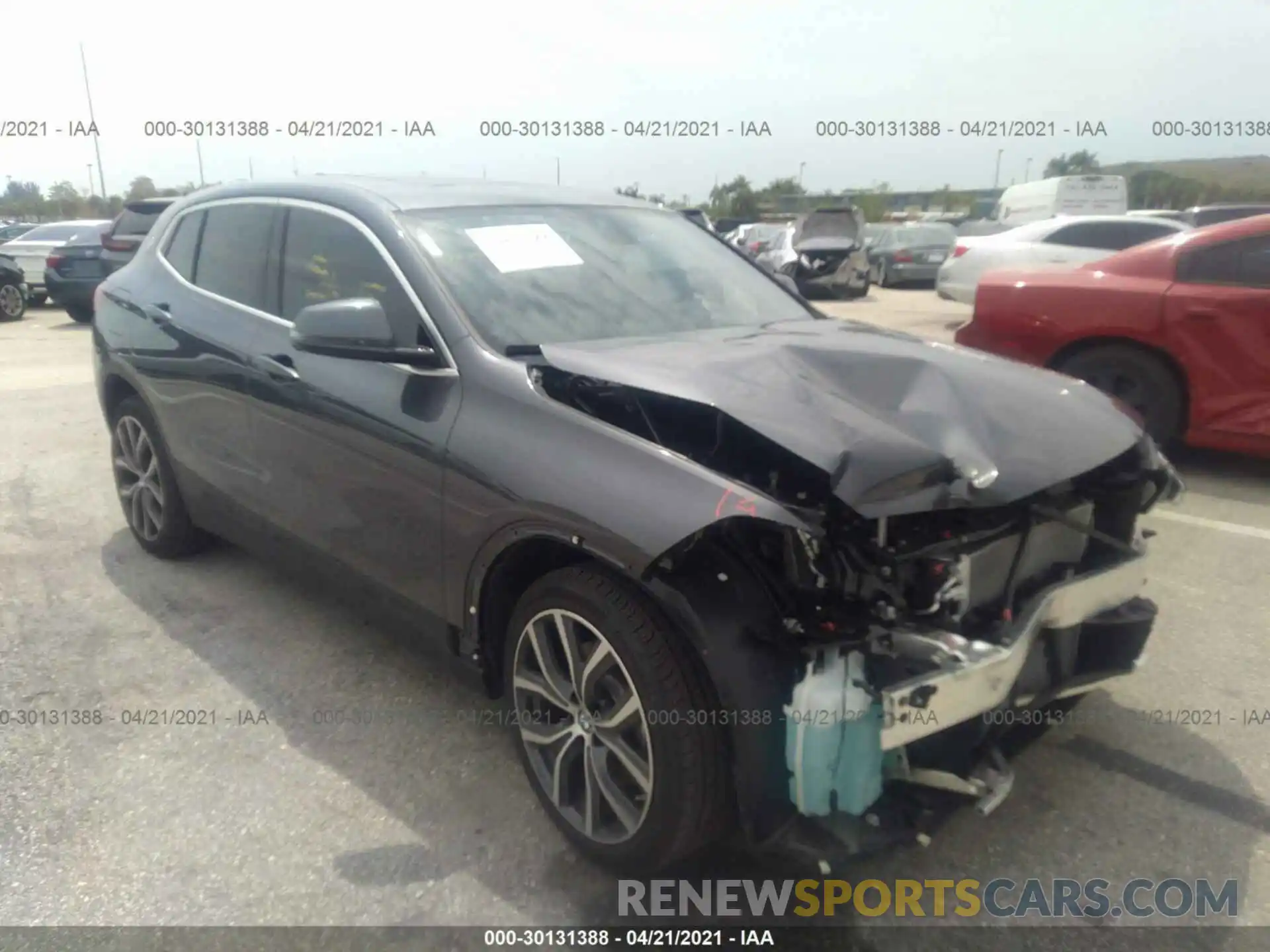 1 Photograph of a damaged car WBXYH9C04M5S06140 BMW X2 2021