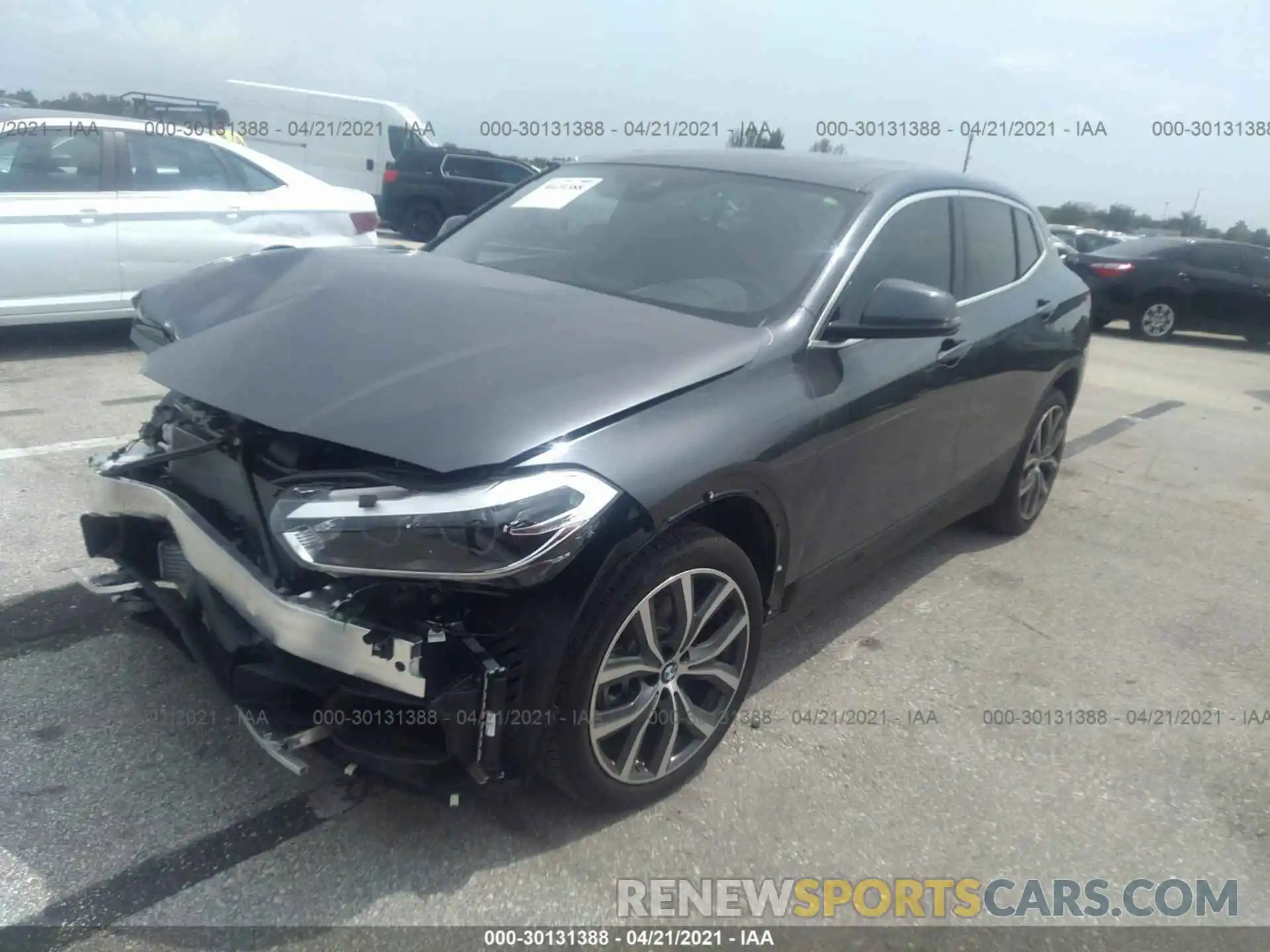 2 Photograph of a damaged car WBXYH9C04M5S06140 BMW X2 2021