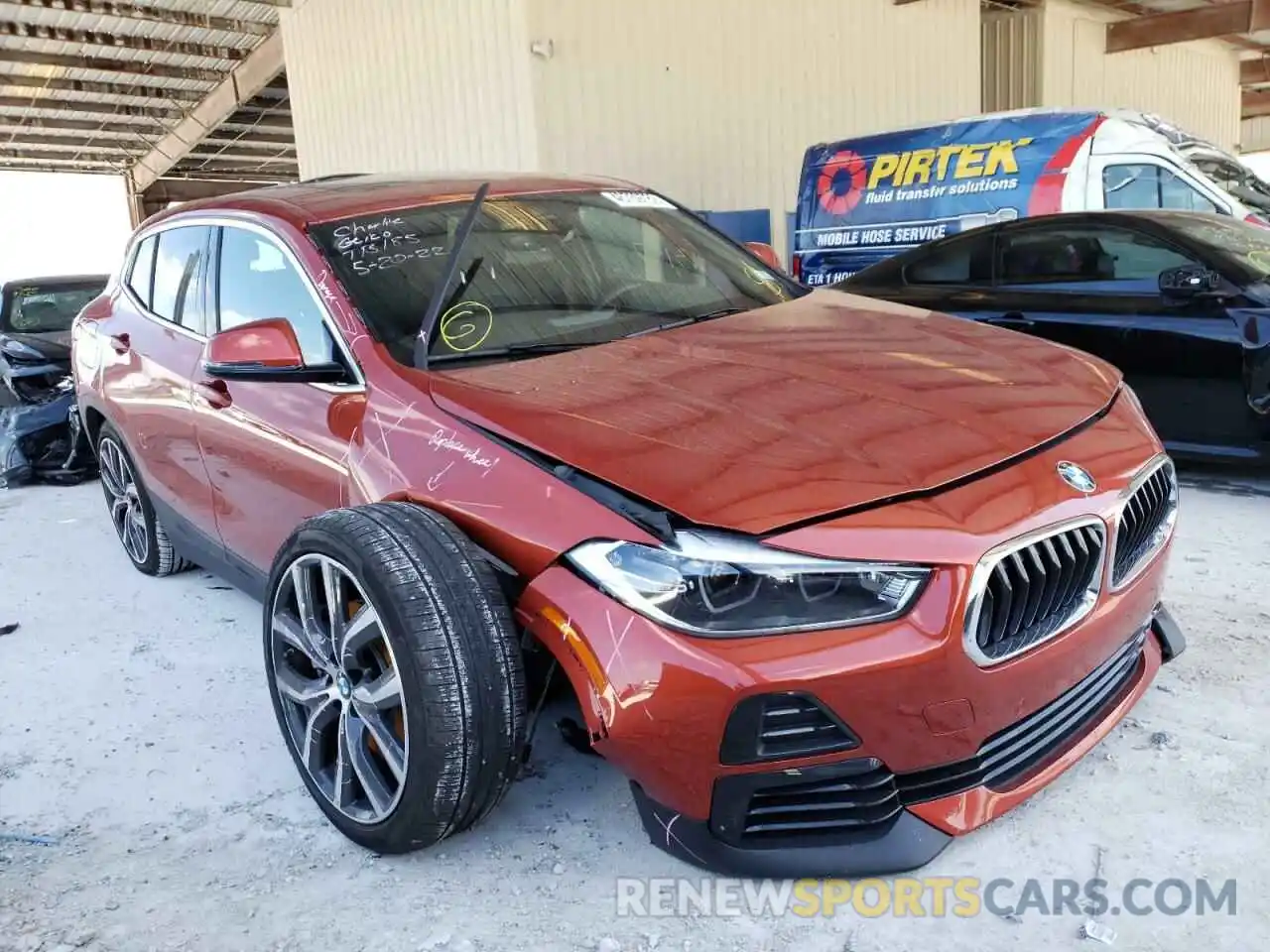 1 Photograph of a damaged car WBXYH9C06M5S54710 BMW X2 2021