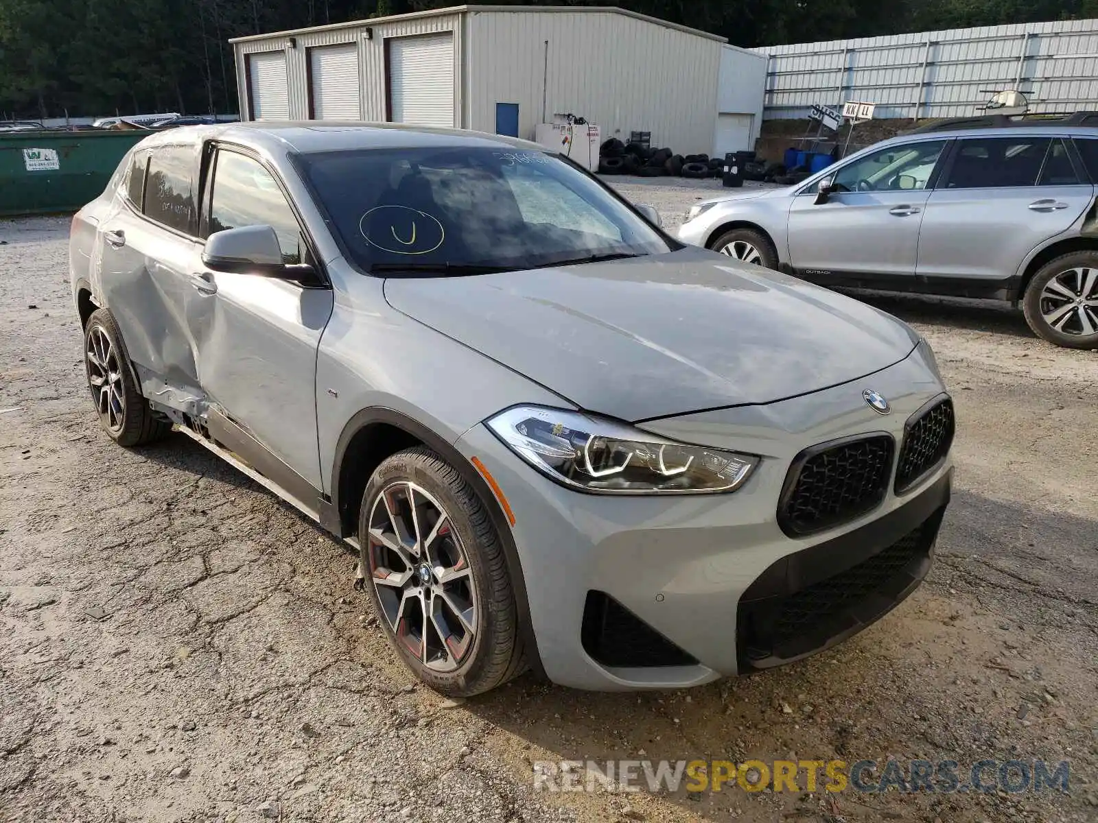 1 Photograph of a damaged car WBXYH9C09M5S75017 BMW X2 2021