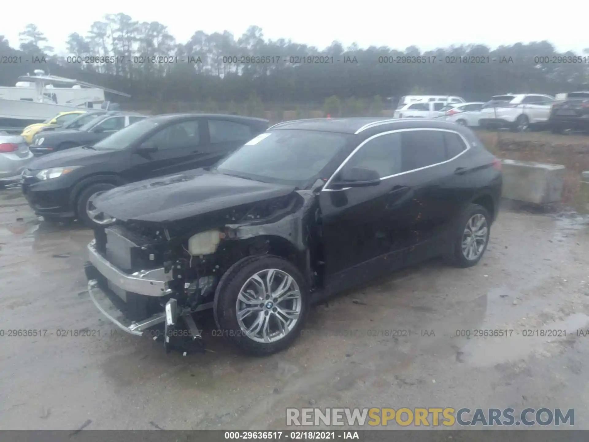 2 Photograph of a damaged car WBXYH9C0XM5S13156 BMW X2 2021