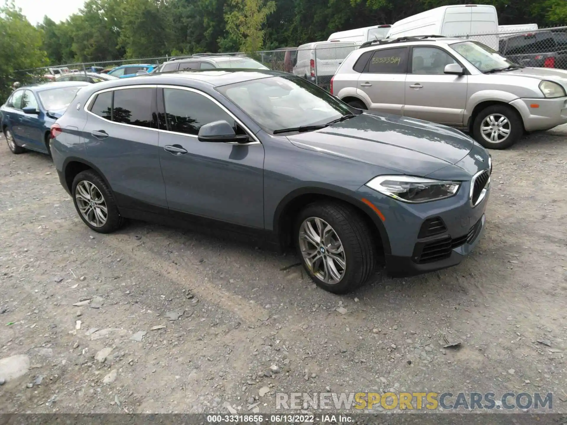 1 Photograph of a damaged car WBXYJ1C01M5S06716 BMW X2 2021