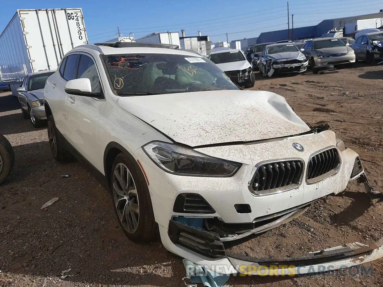 1 Photograph of a damaged car WBXYJ1C01M5S82775 BMW X2 2021