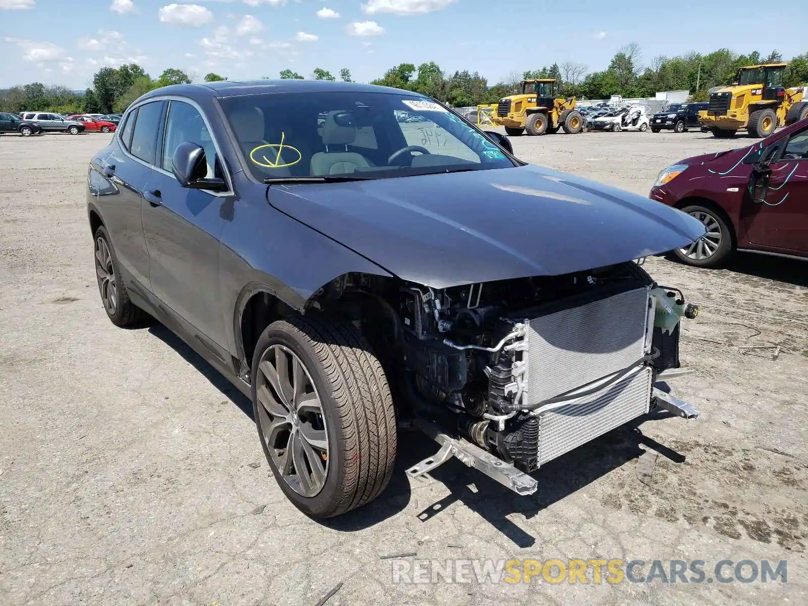 1 Photograph of a damaged car WBXYJ1C05M5S44711 BMW X2 2021