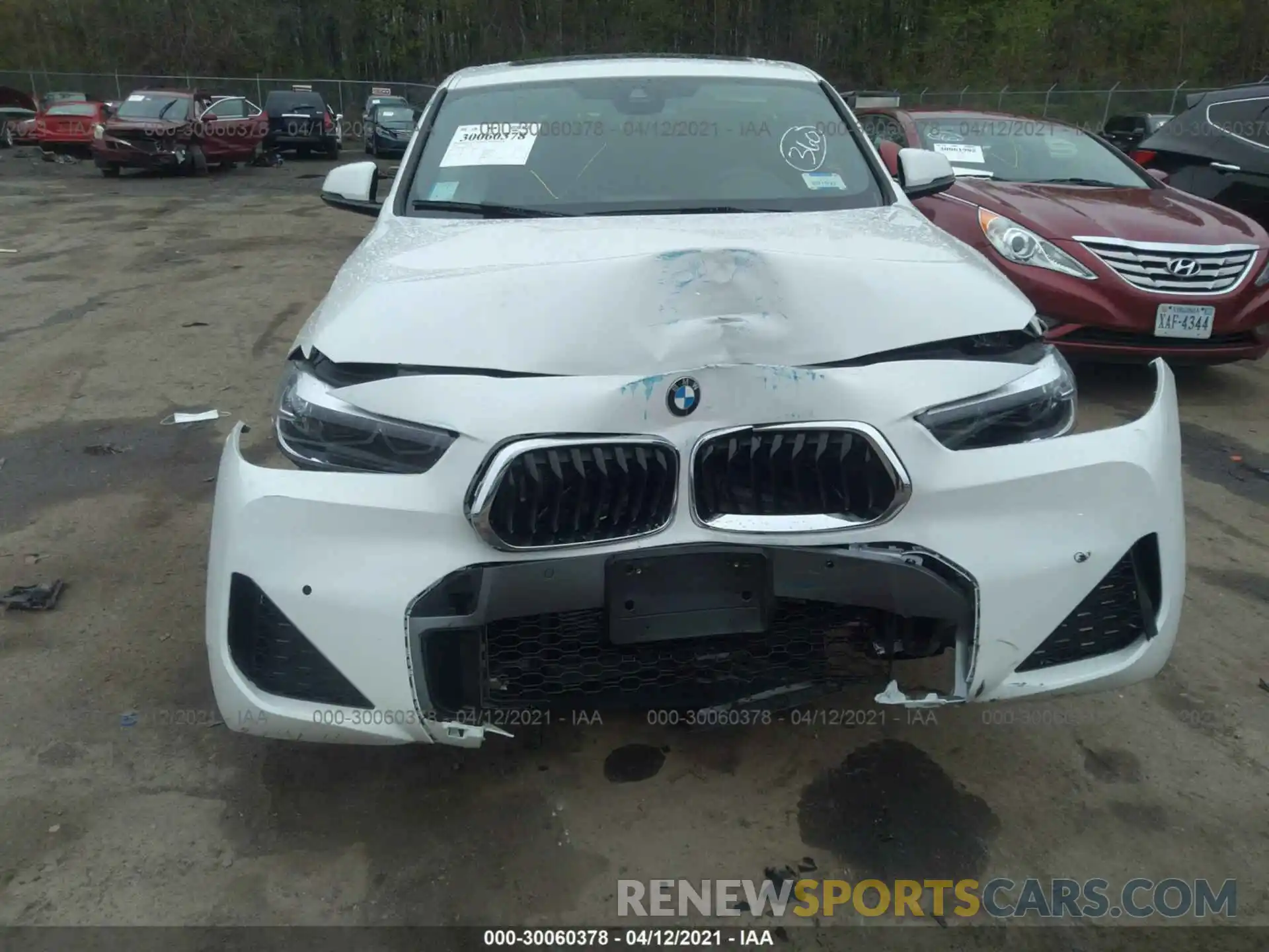 6 Photograph of a damaged car WBXYJ1C09M5S80174 BMW X2 2021