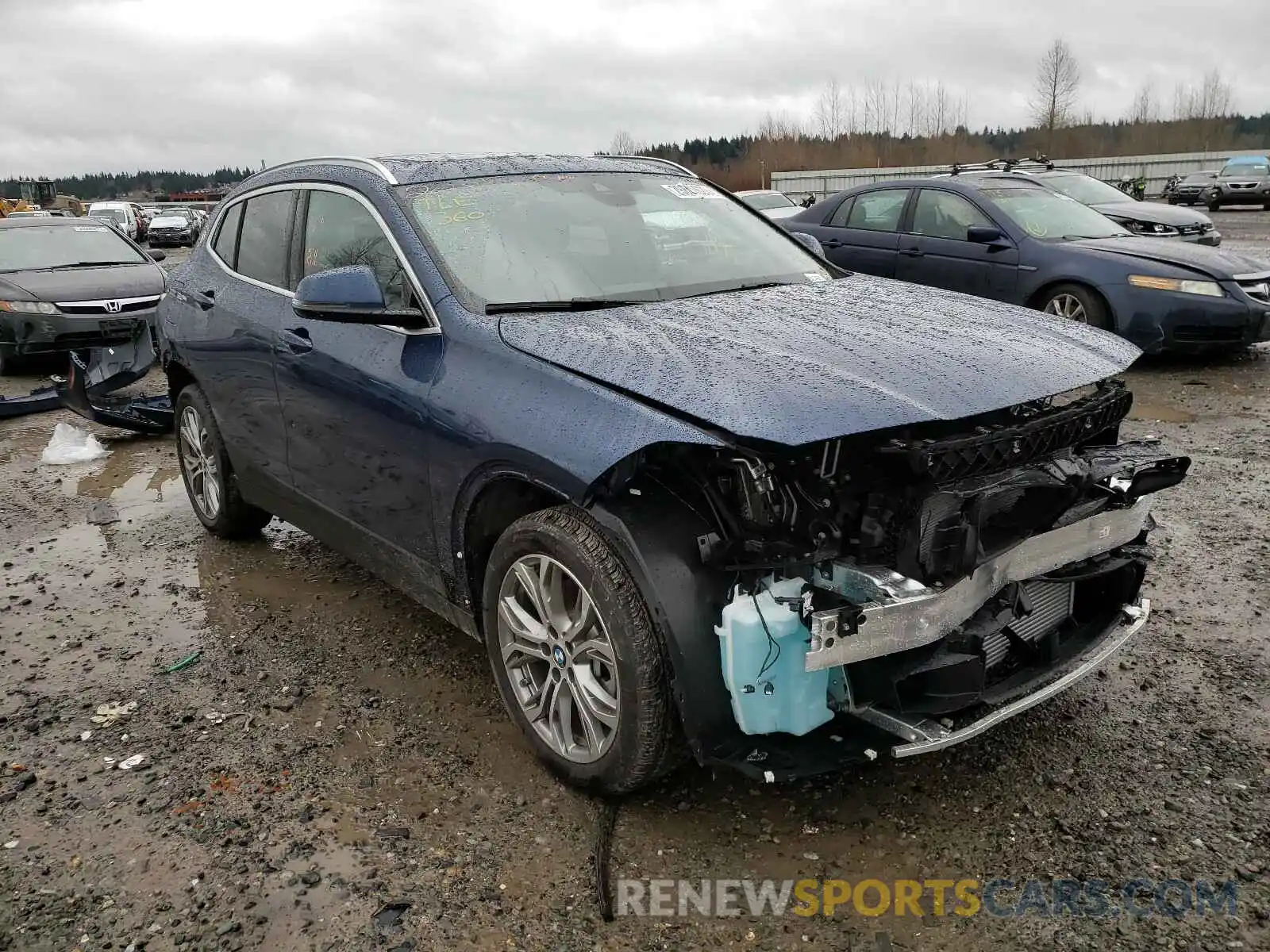 1 Фотография поврежденного автомобиля WBXYJ1C0XM5S16855 BMW X2 2021