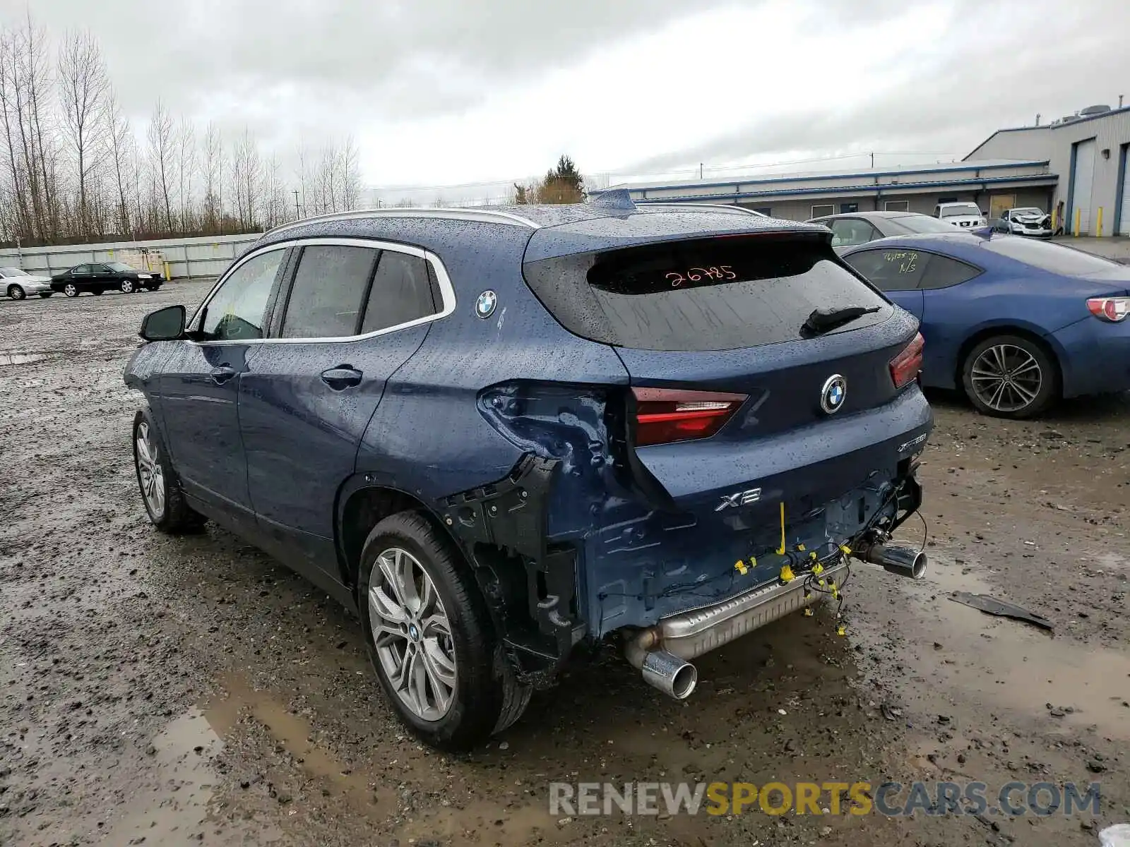 3 Фотография поврежденного автомобиля WBXYJ1C0XM5S16855 BMW X2 2021