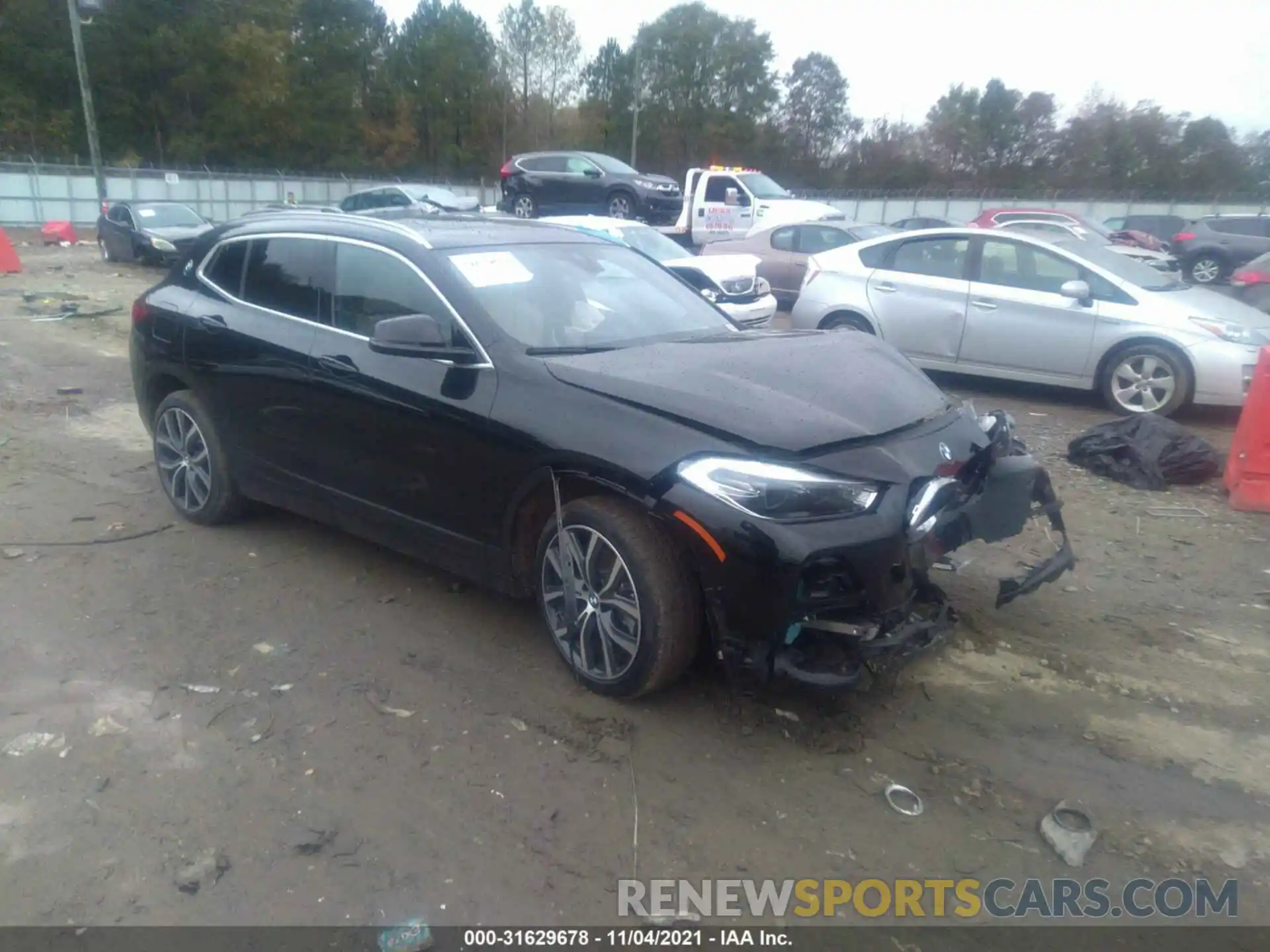 1 Photograph of a damaged car WBXYH9C00N5T76674 BMW X2 2022