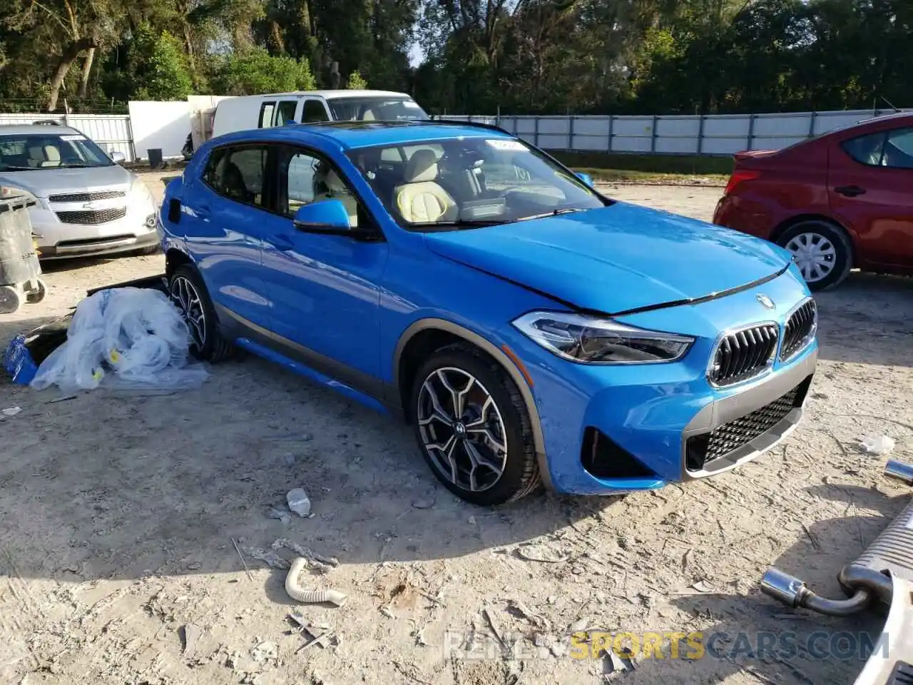 1 Photograph of a damaged car WBXYH9C09N5T68900 BMW X2 2022