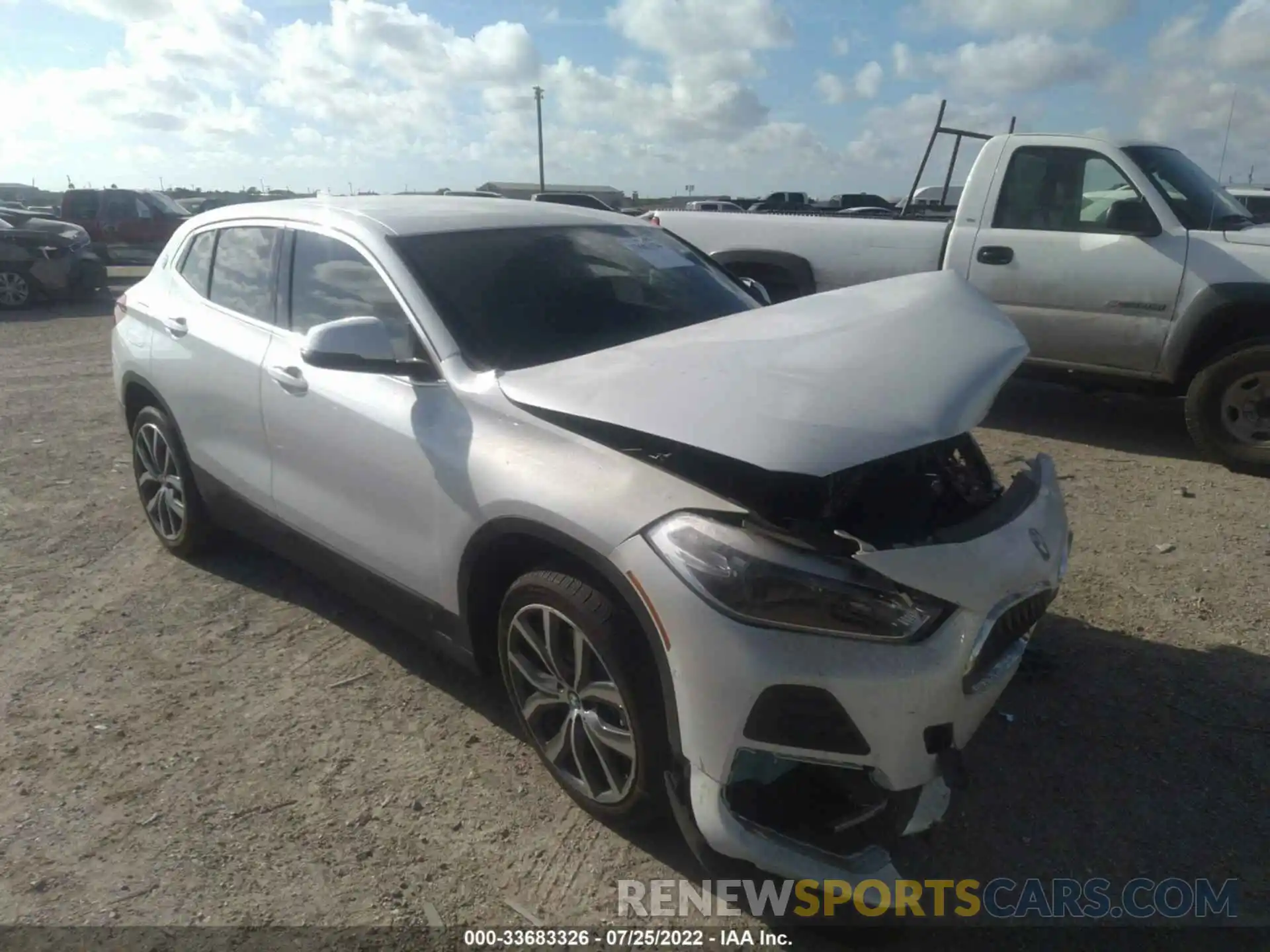 1 Photograph of a damaged car WBXYH9C09N5U36094 BMW X2 2022